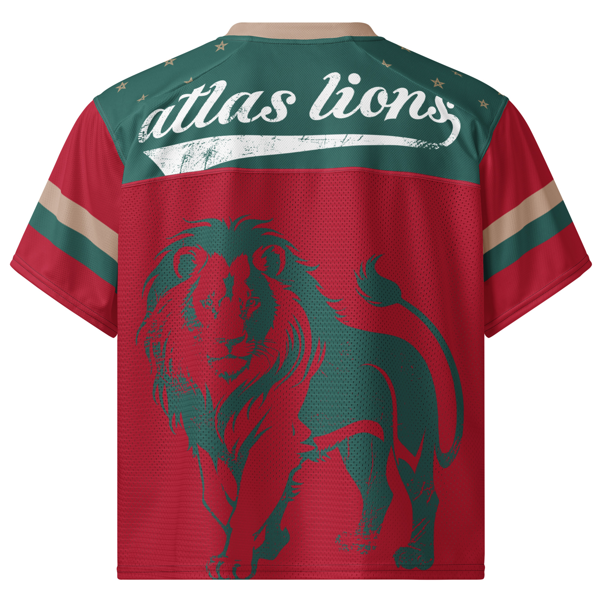Morocco Maroc Maghreb Boxy football jersey - Image 5