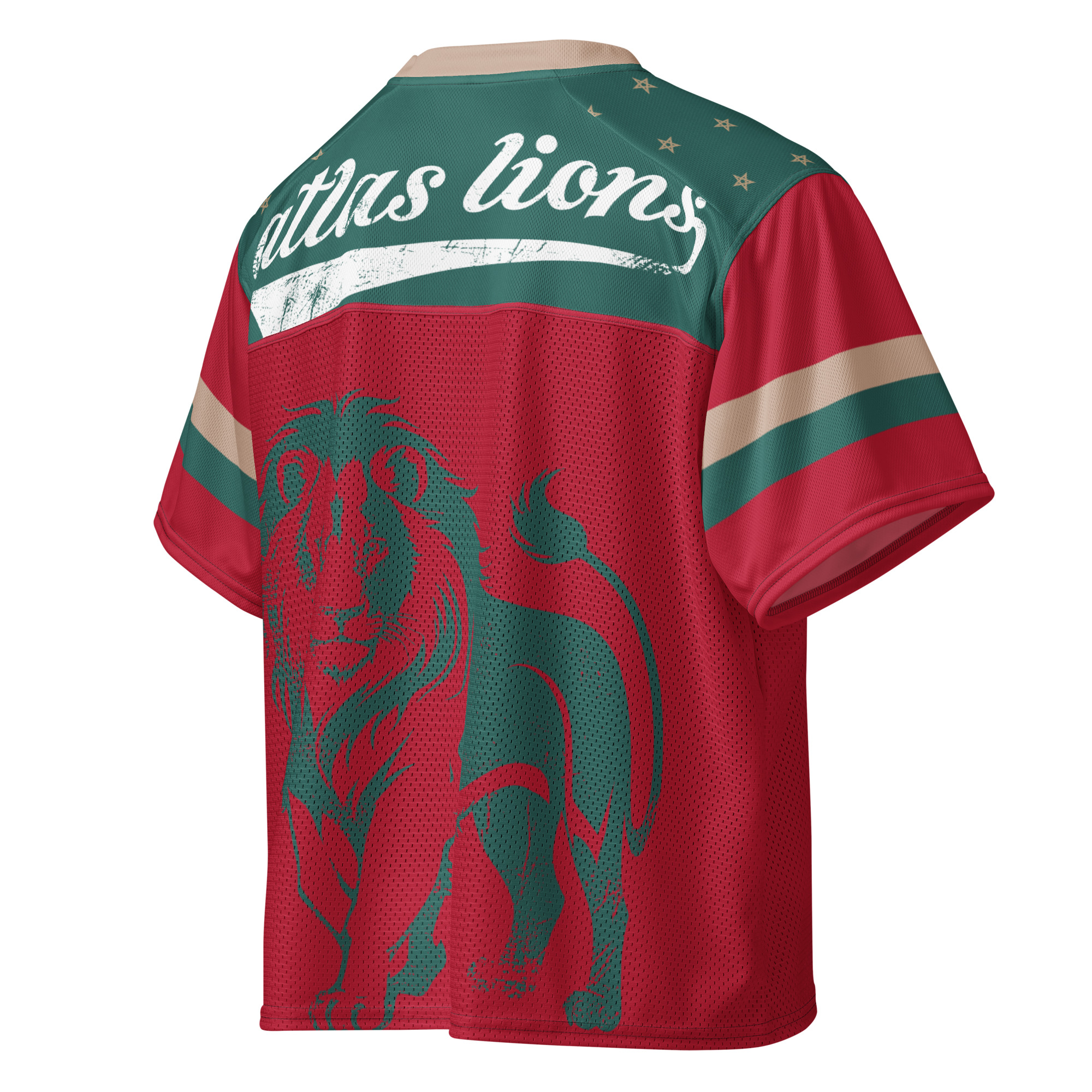 Morocco Maroc Maghreb Boxy football jersey - Image 2