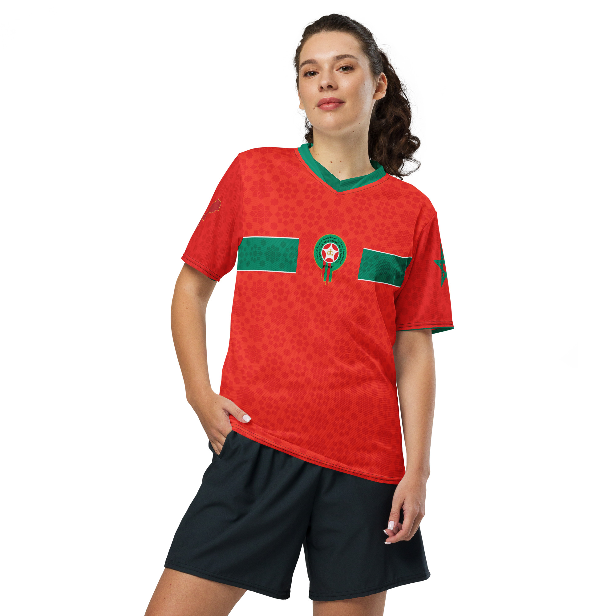 Morocco Unisex Football Kit - Maroc Maghreb World Cup Fans Kit - Image 3