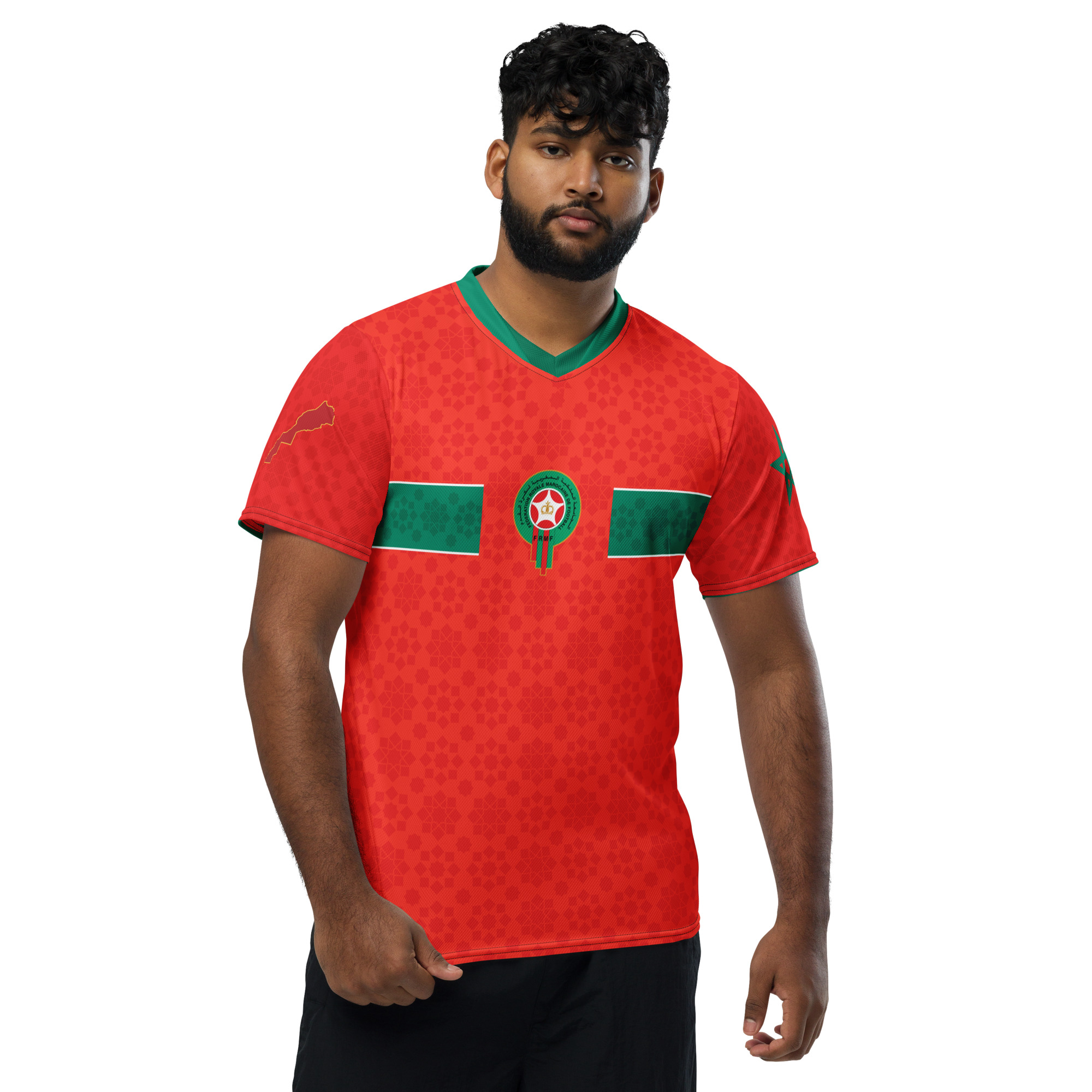 Morocco Unisex Football Kit - Maroc Maghreb World Cup Fans Kit - Image 4