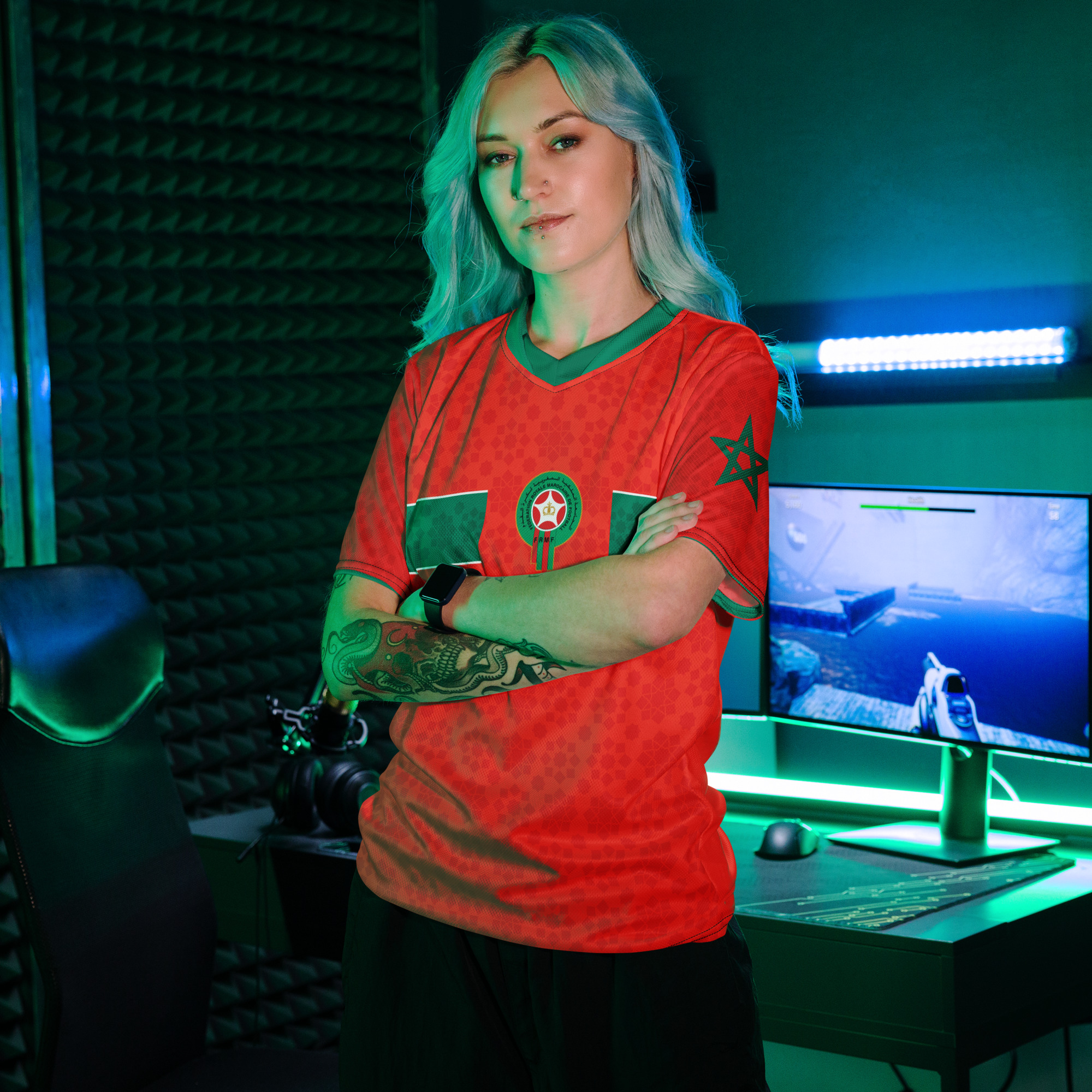 Morocco Unisex Football Kit - Maroc Maghreb World Cup Fans Kit - Image 12
