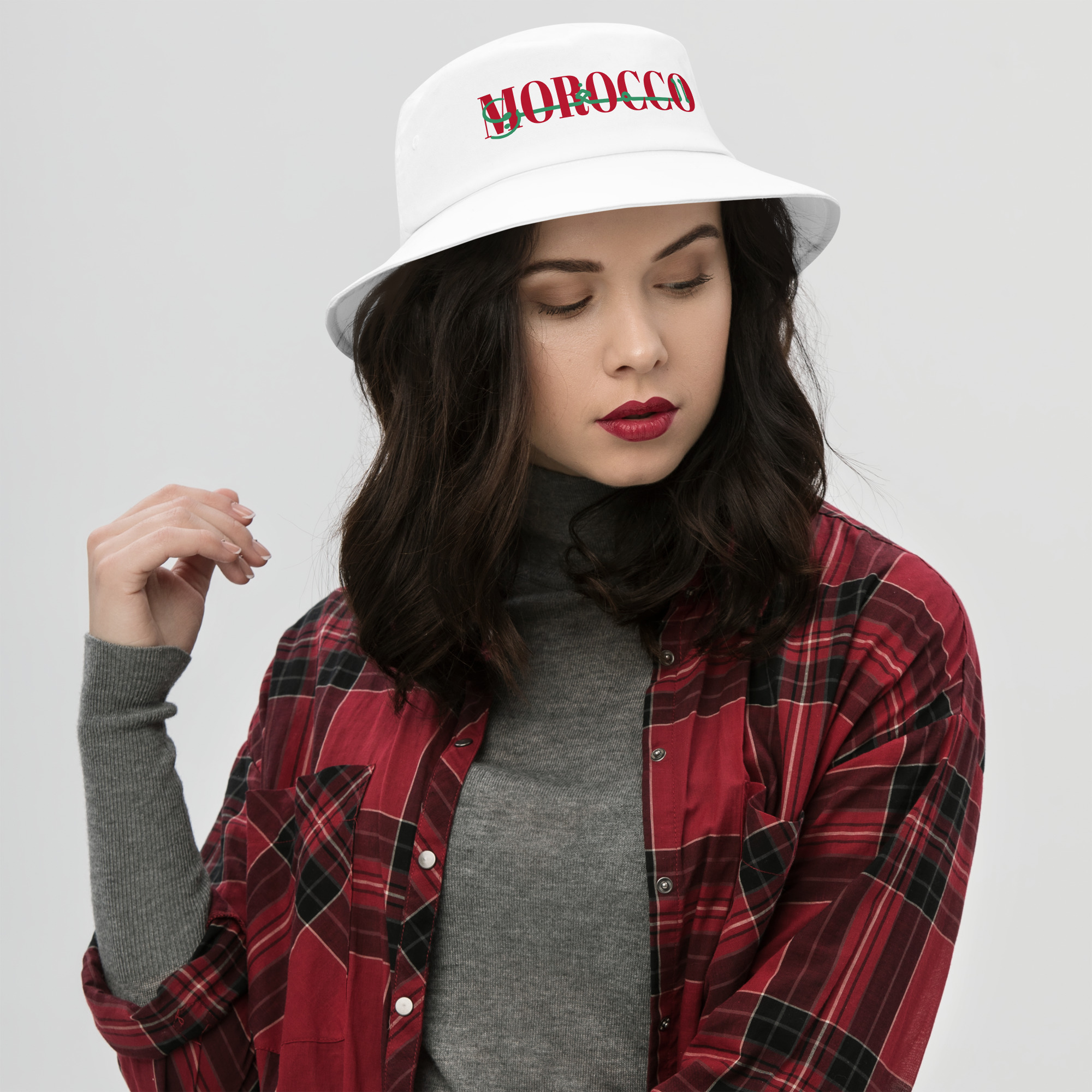 Morocco Maroc Maghreb World Cup 2926 Bucket Hat - Image 7