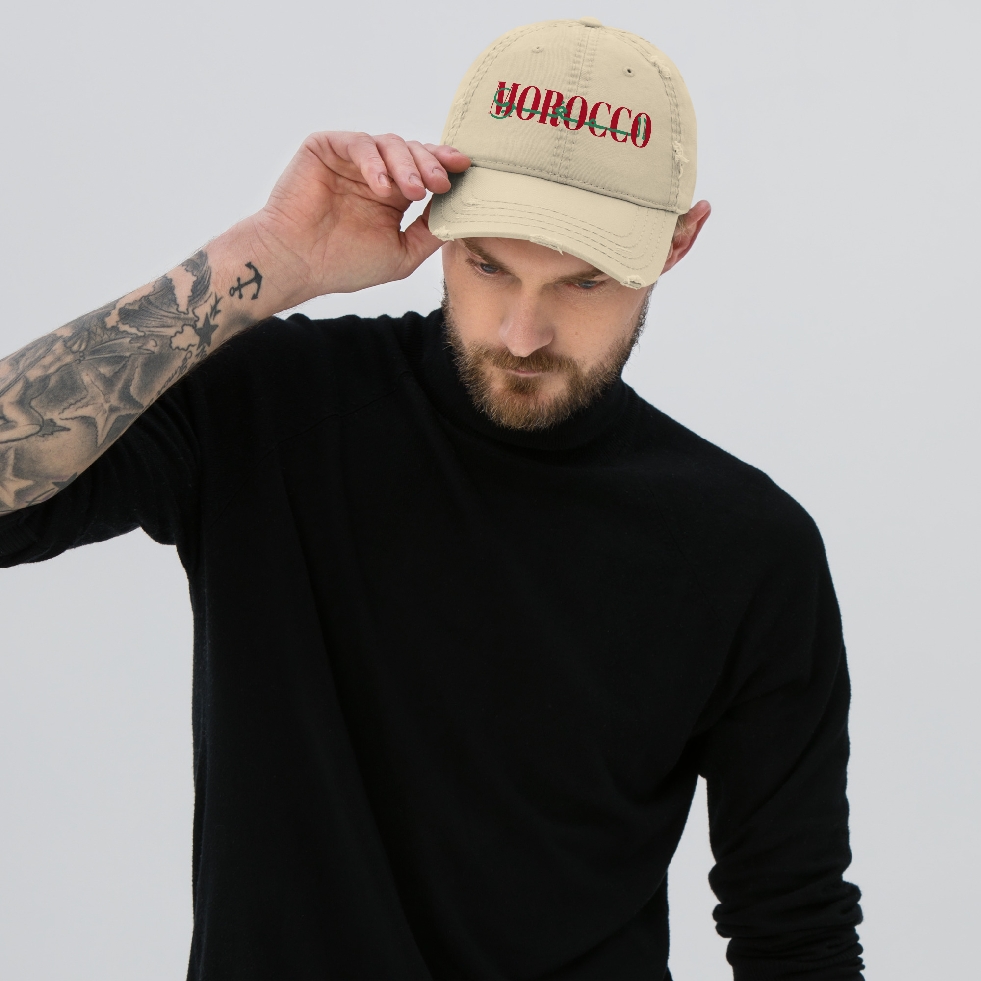 Morocco Maroc Maghreb World Cup 2926 Distressed Dad Hat - Image 6