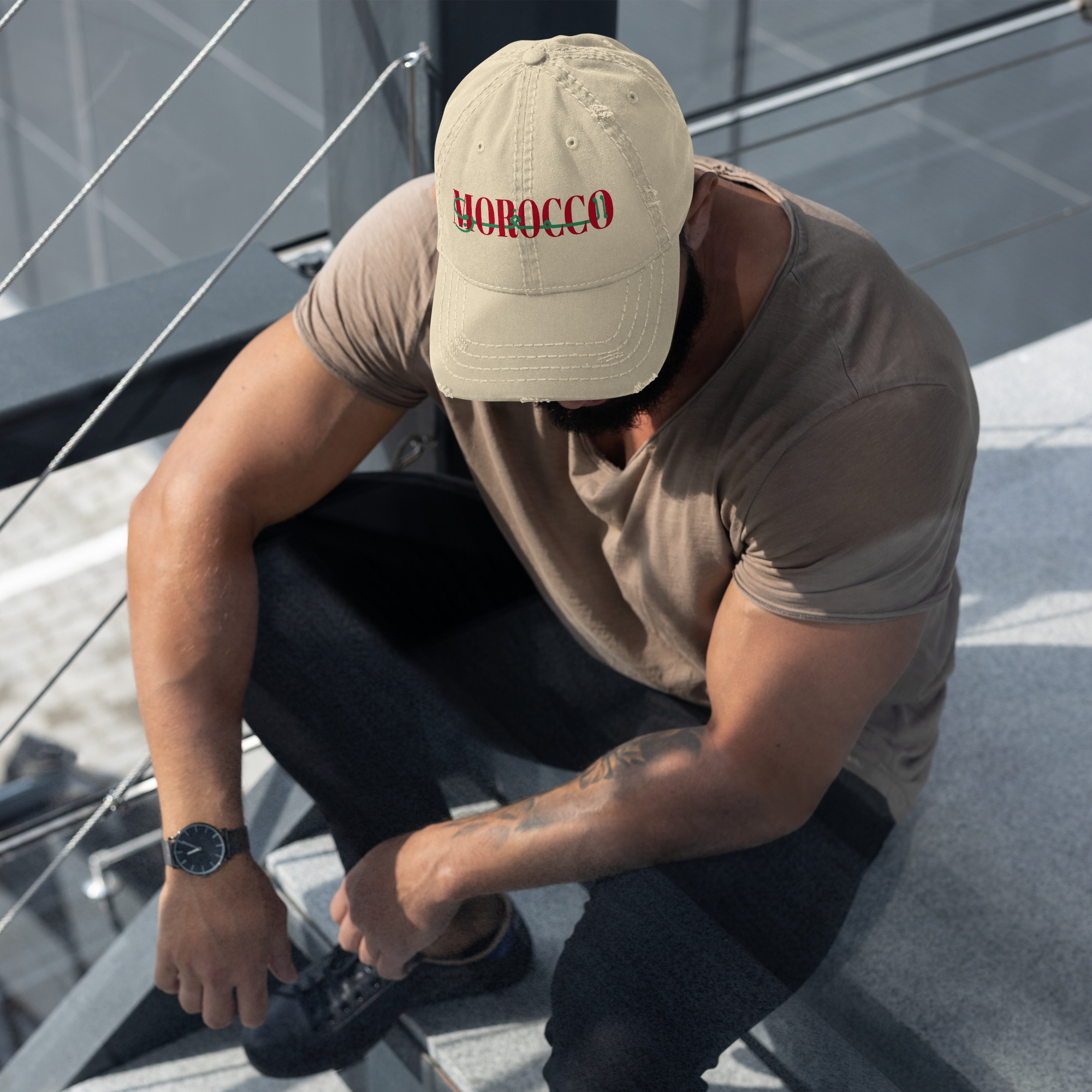 Morocco Maroc Maghreb World Cup 2926 Distressed Dad Hat - Image 13