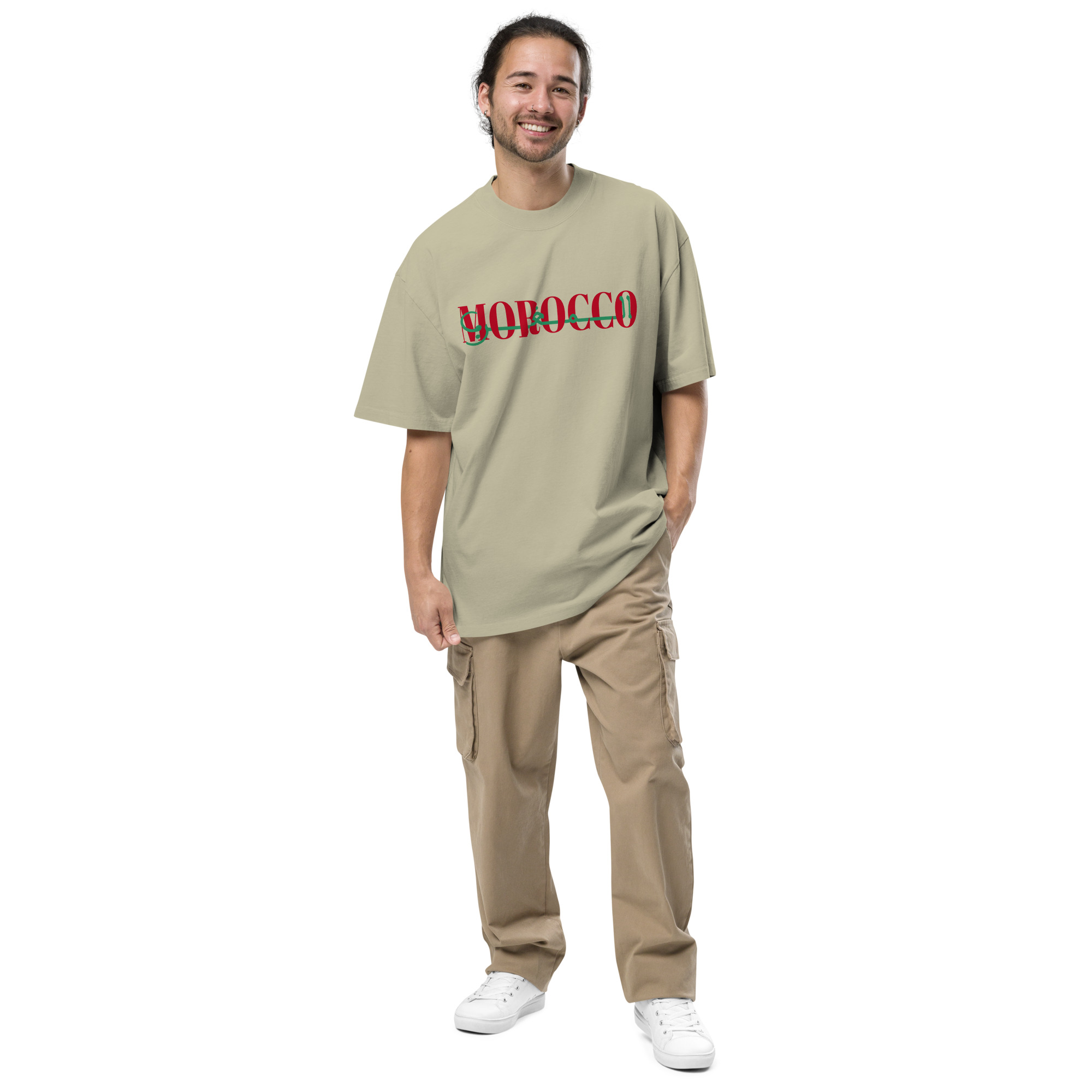 Morocco Maroc Maghreb Oversized faded t-shirt
