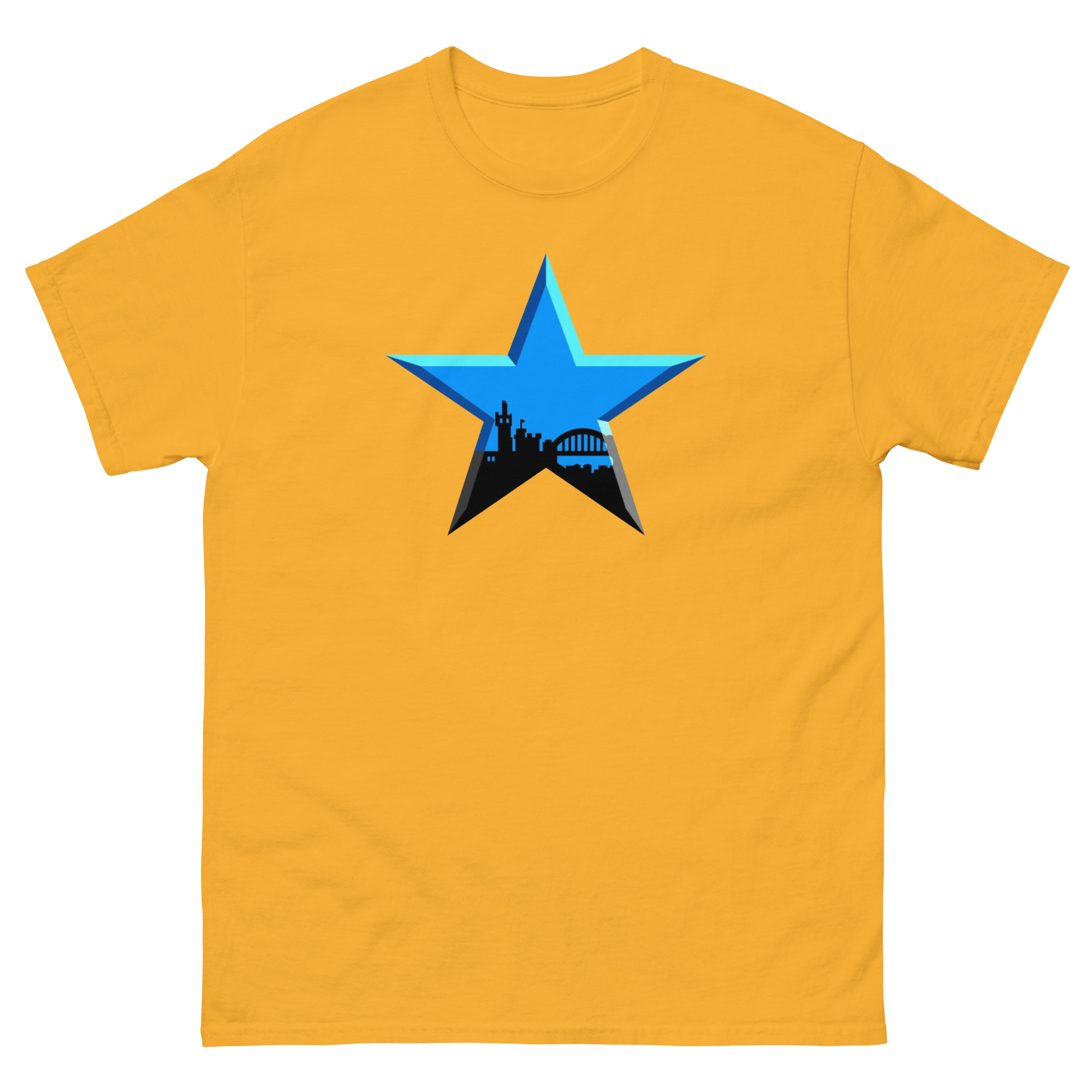 Newcastle Blue Star Shirt | Newcastle Magpies Fan T-Shirt | Newcastle United Gift - Image 14