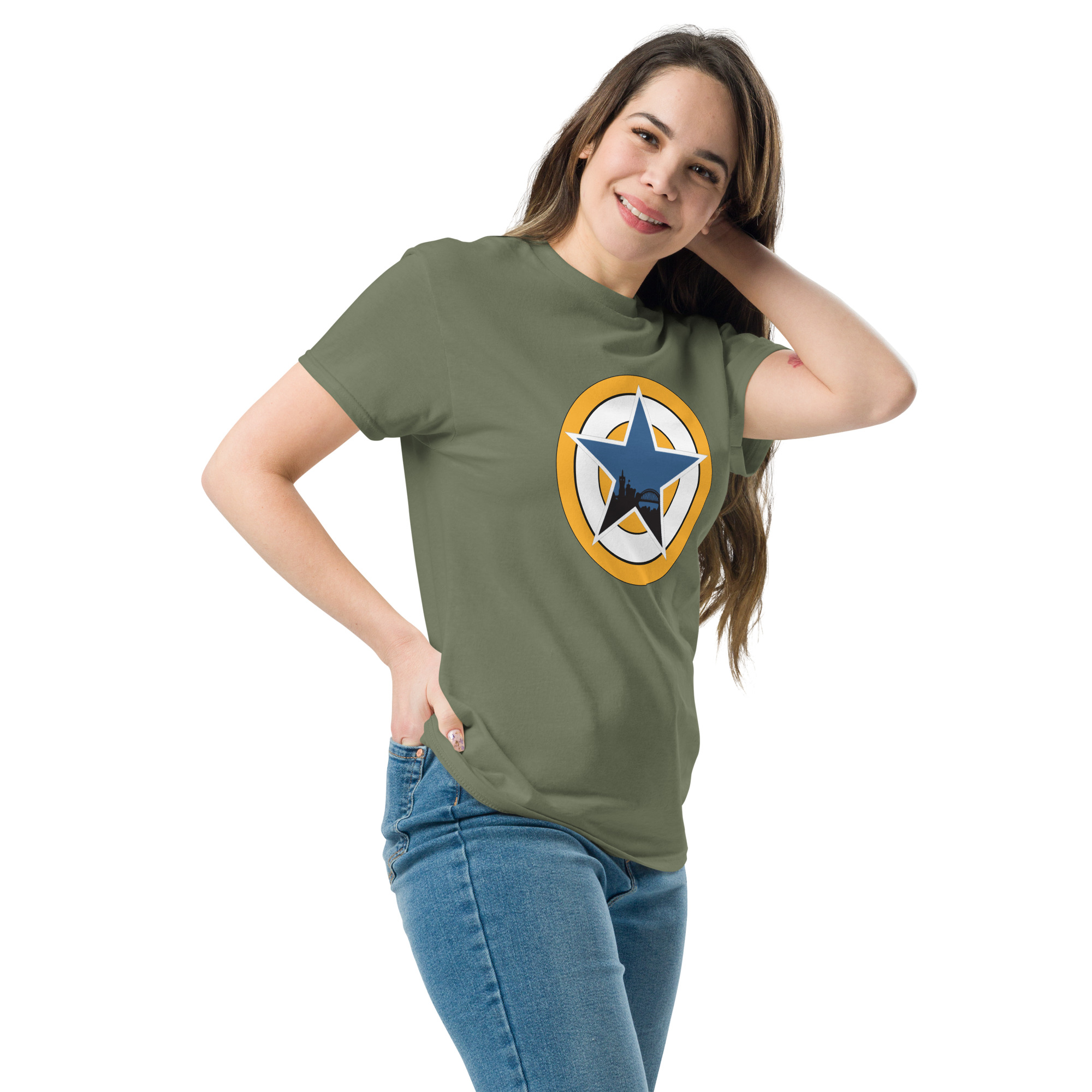 Newcastle Blue Star Shirt | Newcastle Magpies Fan T-Shirt | Newcastle United Fan Gift - Image 19