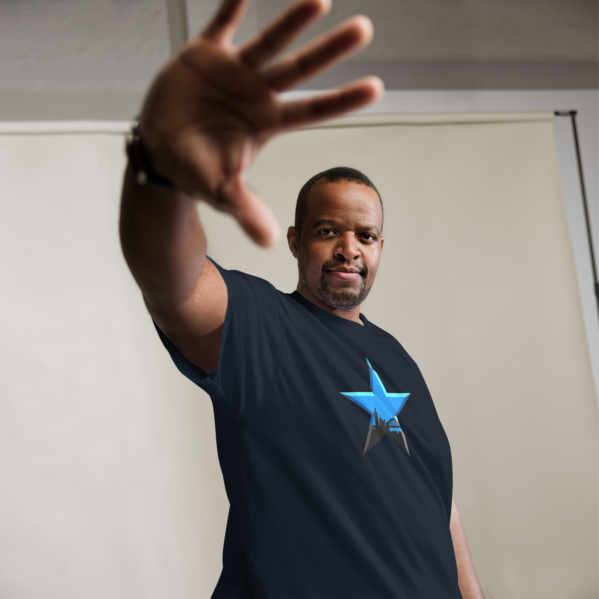 Newcastle Blue Star Shirt | Newcastle Magpies Fan T-Shirt | Newcastle United Gift - Image 6