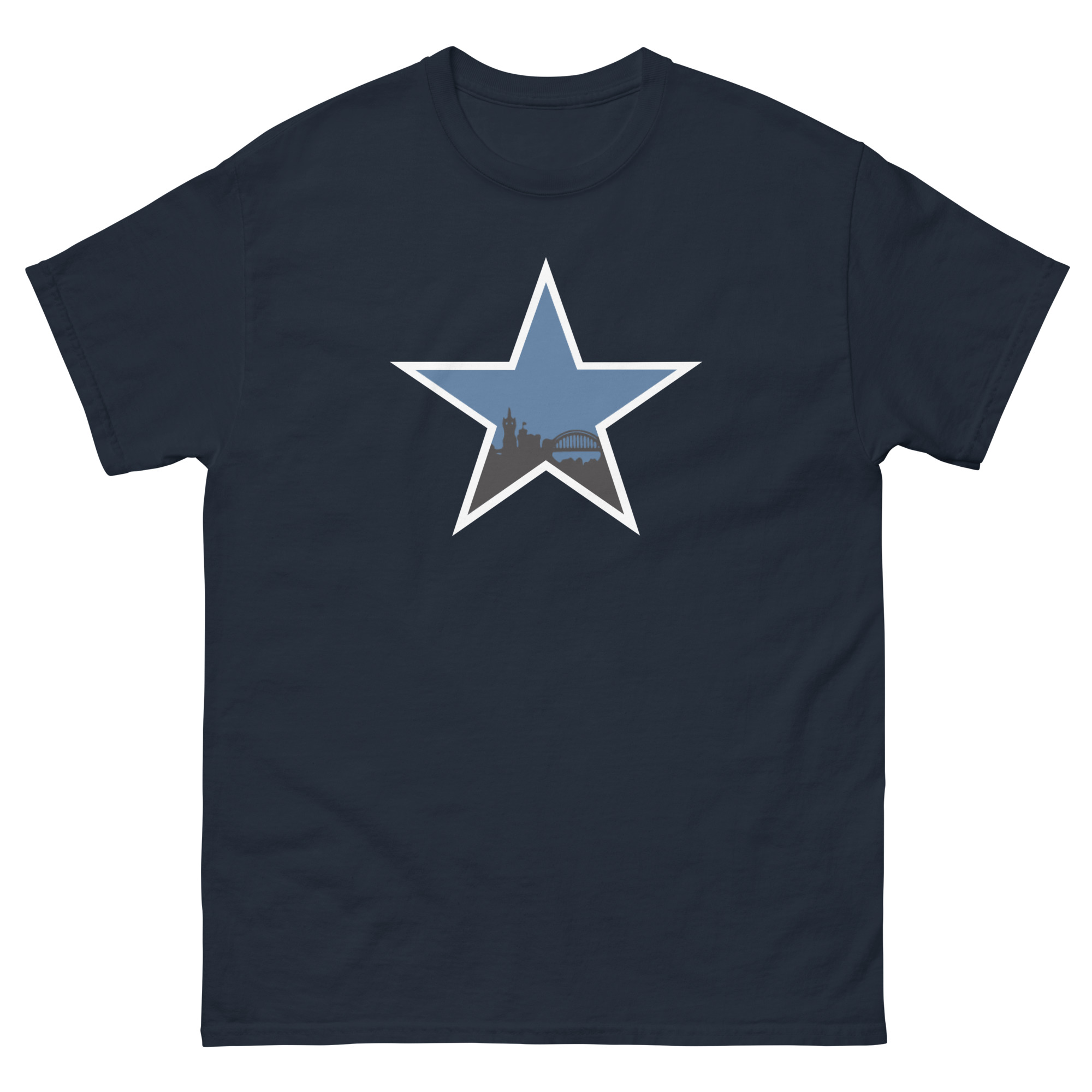Newcastle Blue Star Shirt | Newcastle Magpies Fan T-Shirt | Newcastle United Gift - Image 12