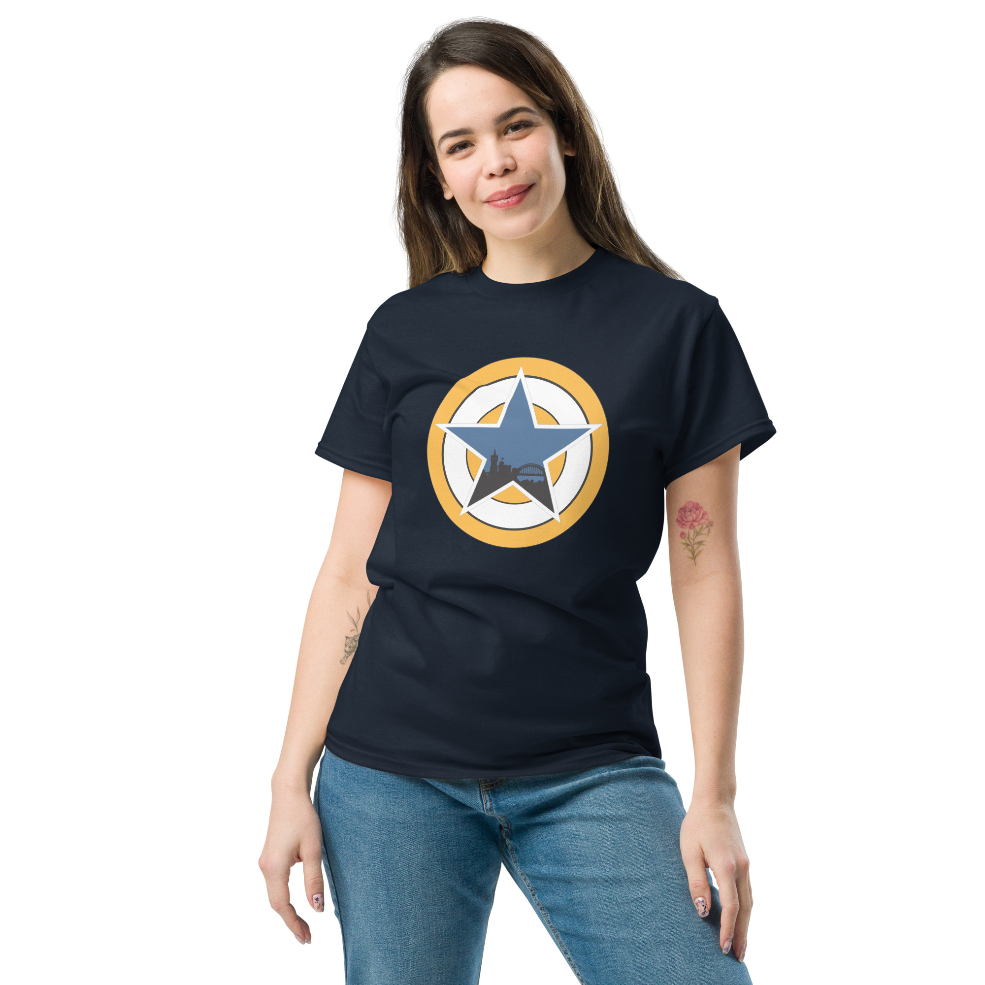 Newcastle Blue Star Shirt | Newcastle Magpies Fan T-Shirt | Newcastle United Fan Gift - Image 15