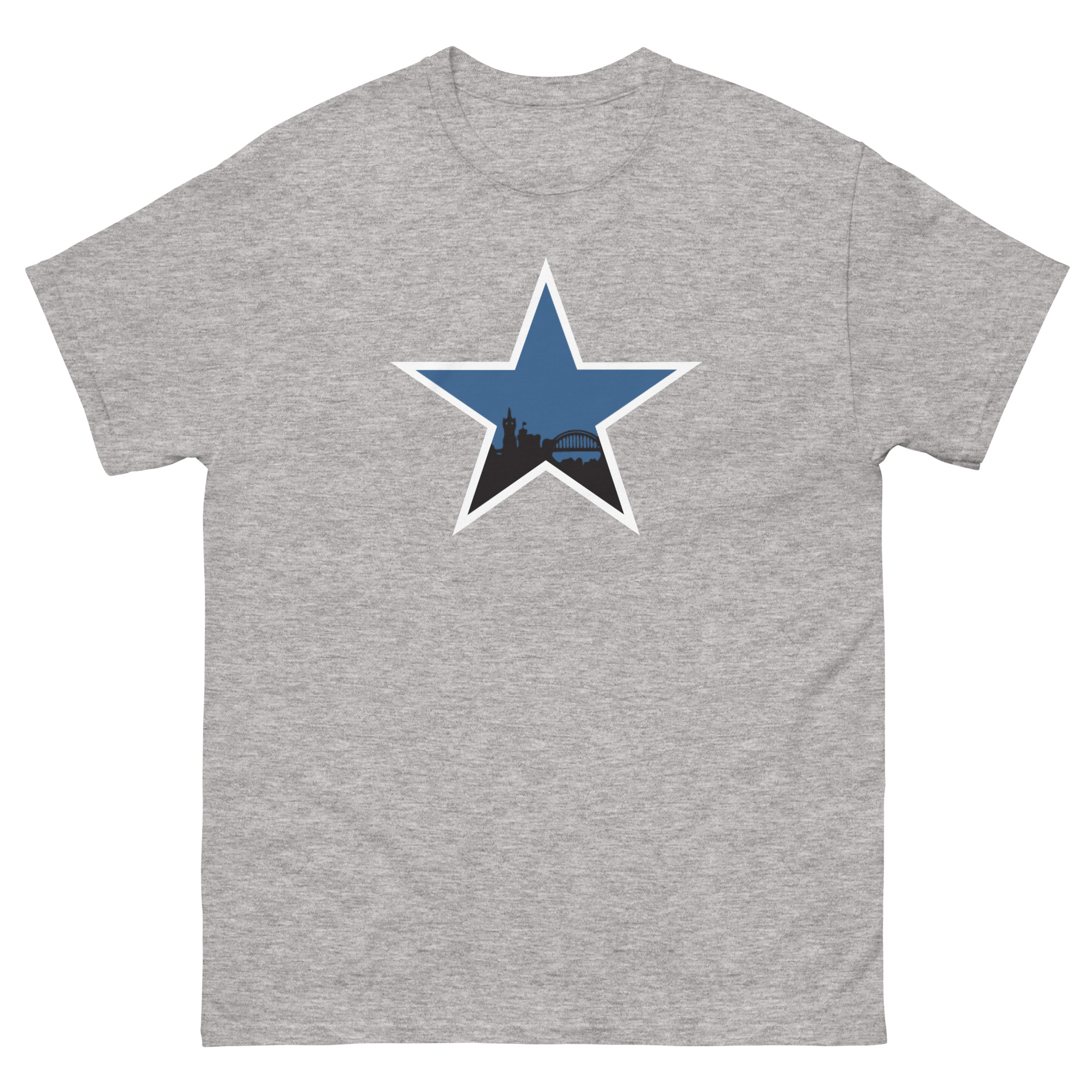 Newcastle Blue Star Shirt | Newcastle Magpies Fan T-Shirt | Newcastle United Gift - Image 14