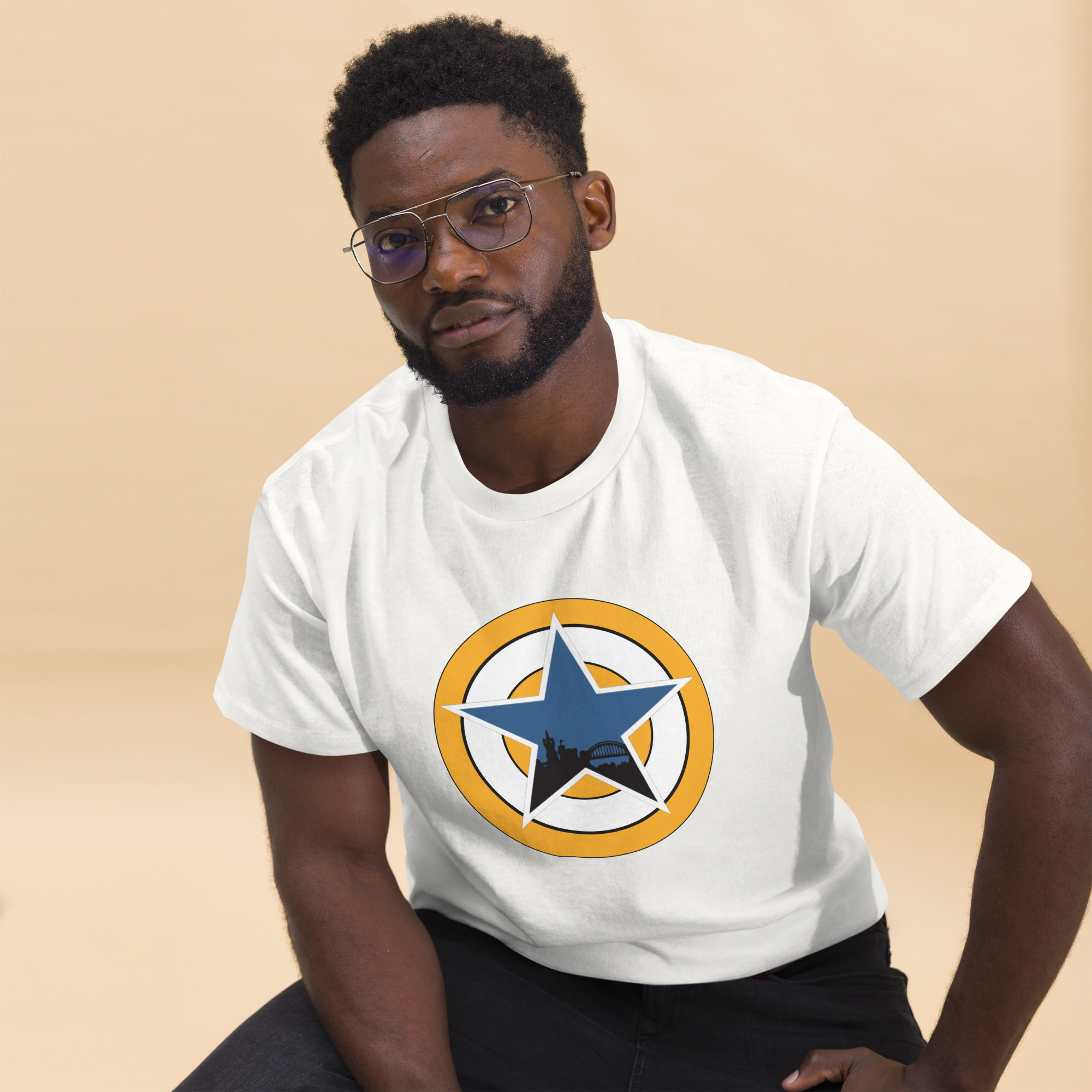 Newcastle Blue Star Shirt | Newcastle Magpies Fan T-Shirt | Newcastle United Fan Gift - Image 11