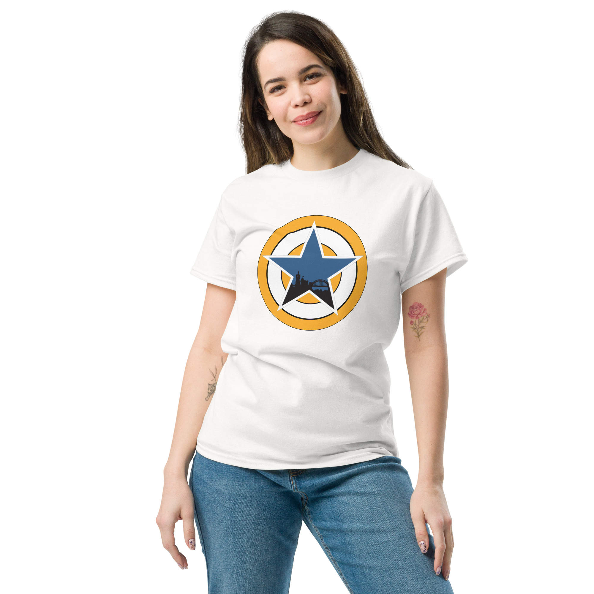 Newcastle Blue Star Shirt | Newcastle Magpies Fan T-Shirt | Newcastle United Fan Gift - Image 30