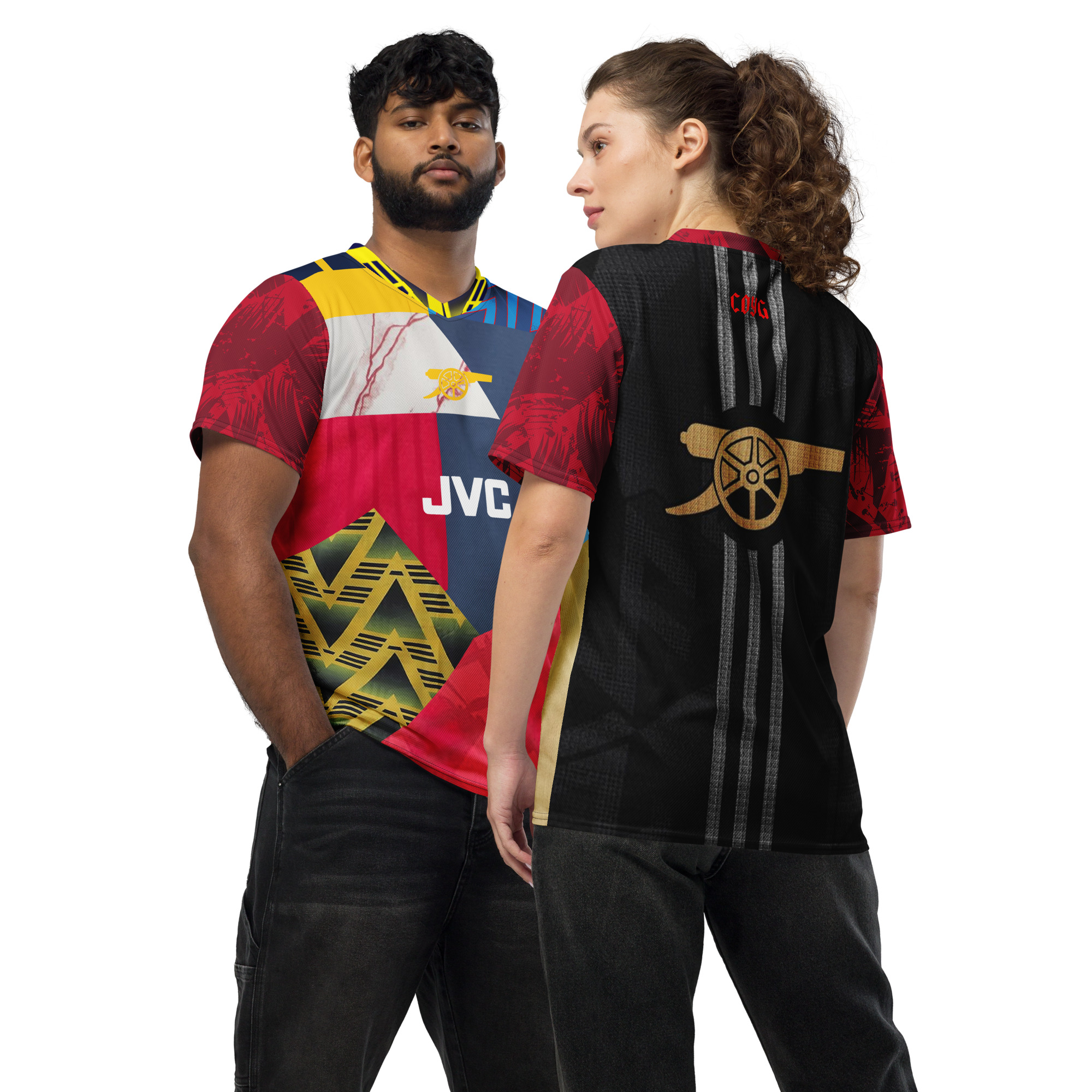 Arsenal Unisex Sports Jersey | Arsenal Football Fan Shirt