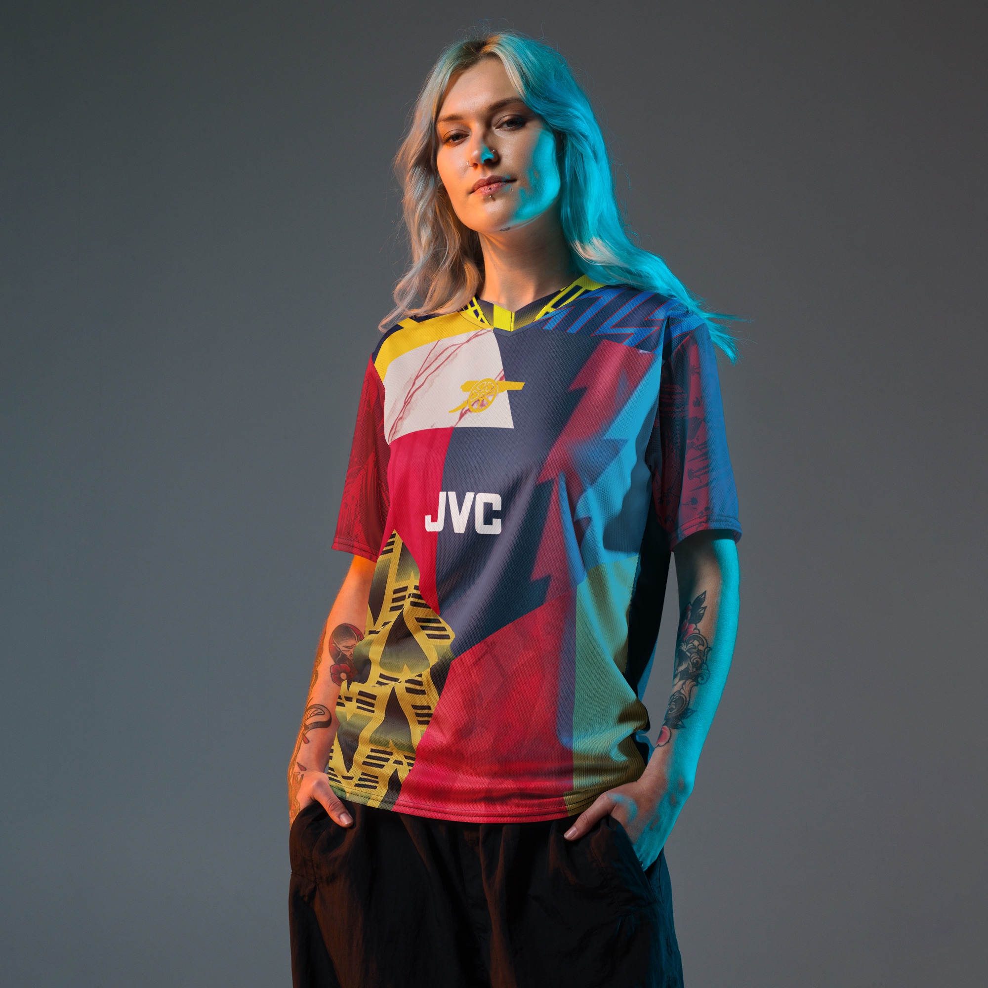 Arsenal Unisex Sports Jersey | Arsenal Football Fan Shirt - Image 3