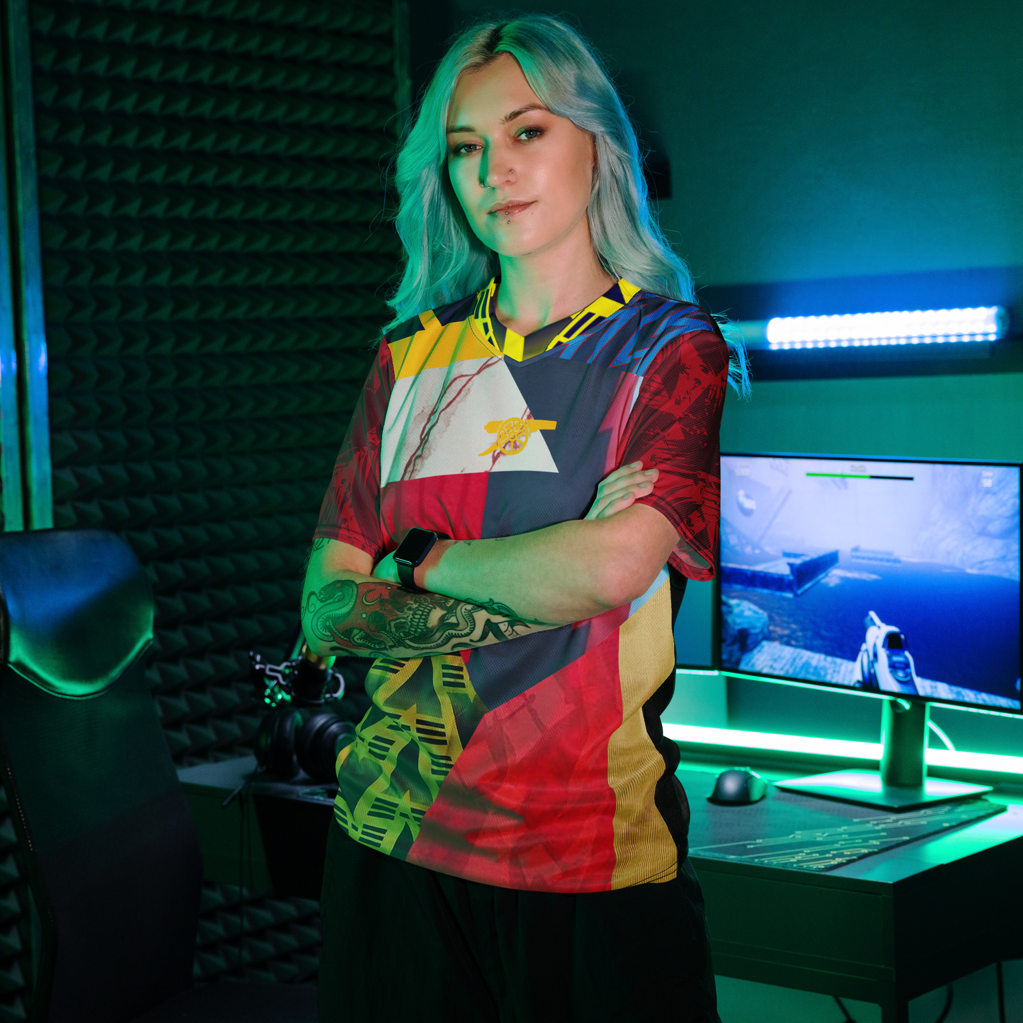 Arsenal Unisex Sports Jersey | Arsenal Football Fan Shirt - Image 4