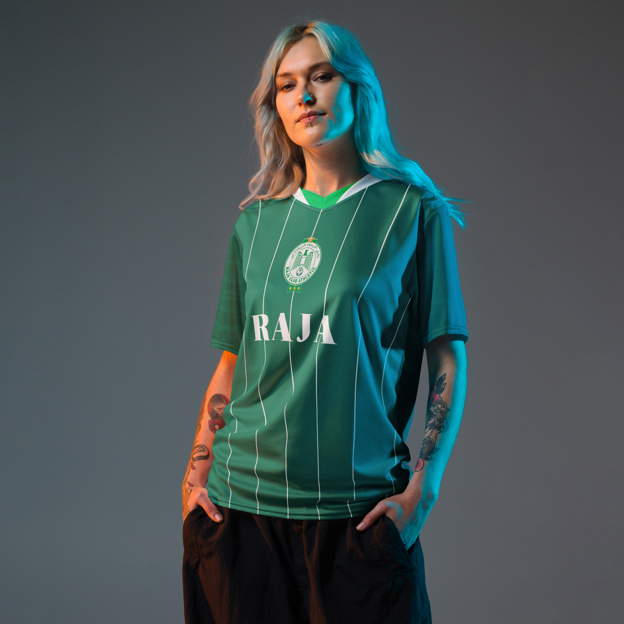 Raja Casablanca Kit | Raja Jersey Football Fan Shirt - Image 7