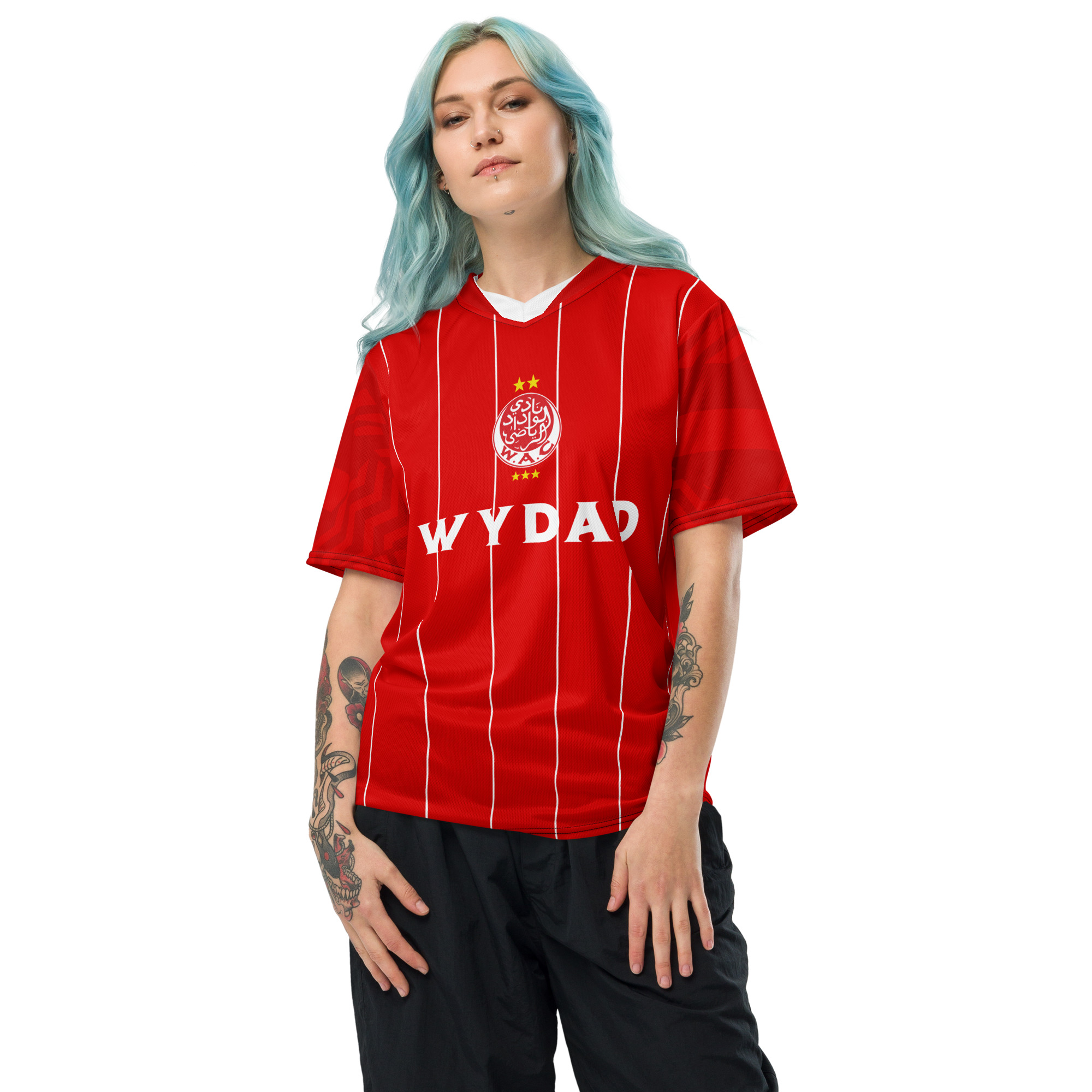 Wydad Casablanca Kit | Wydad Casablanca Jersey Football Fan Shirt - Image 8