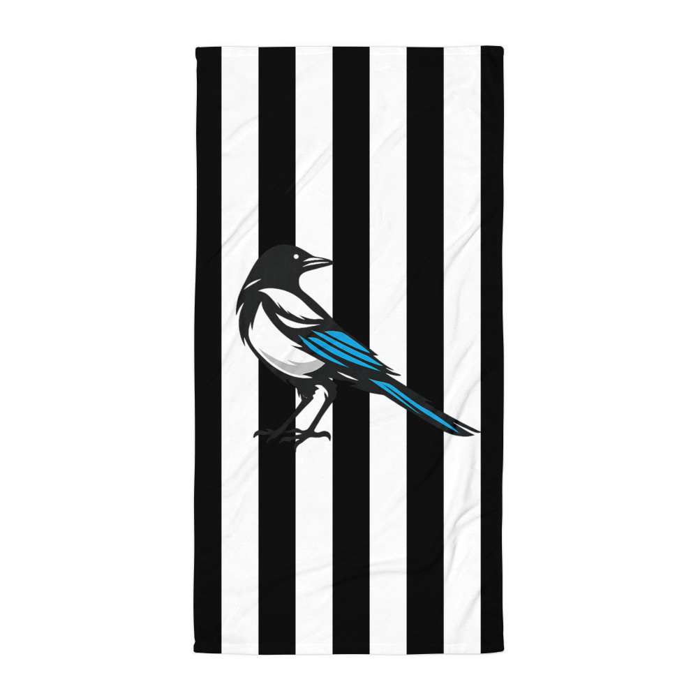 Newcastle Magpies Towel | Newcastle Football Fan Towel - Image 5