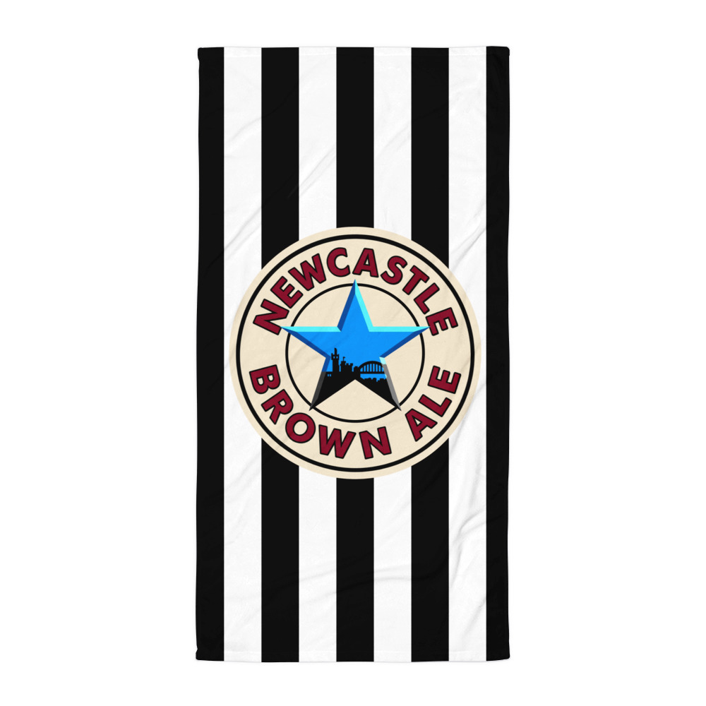 Newcastle Brown Ale Blue Star Towel | Newcastle Magpies Football Fan Towel - Image 5