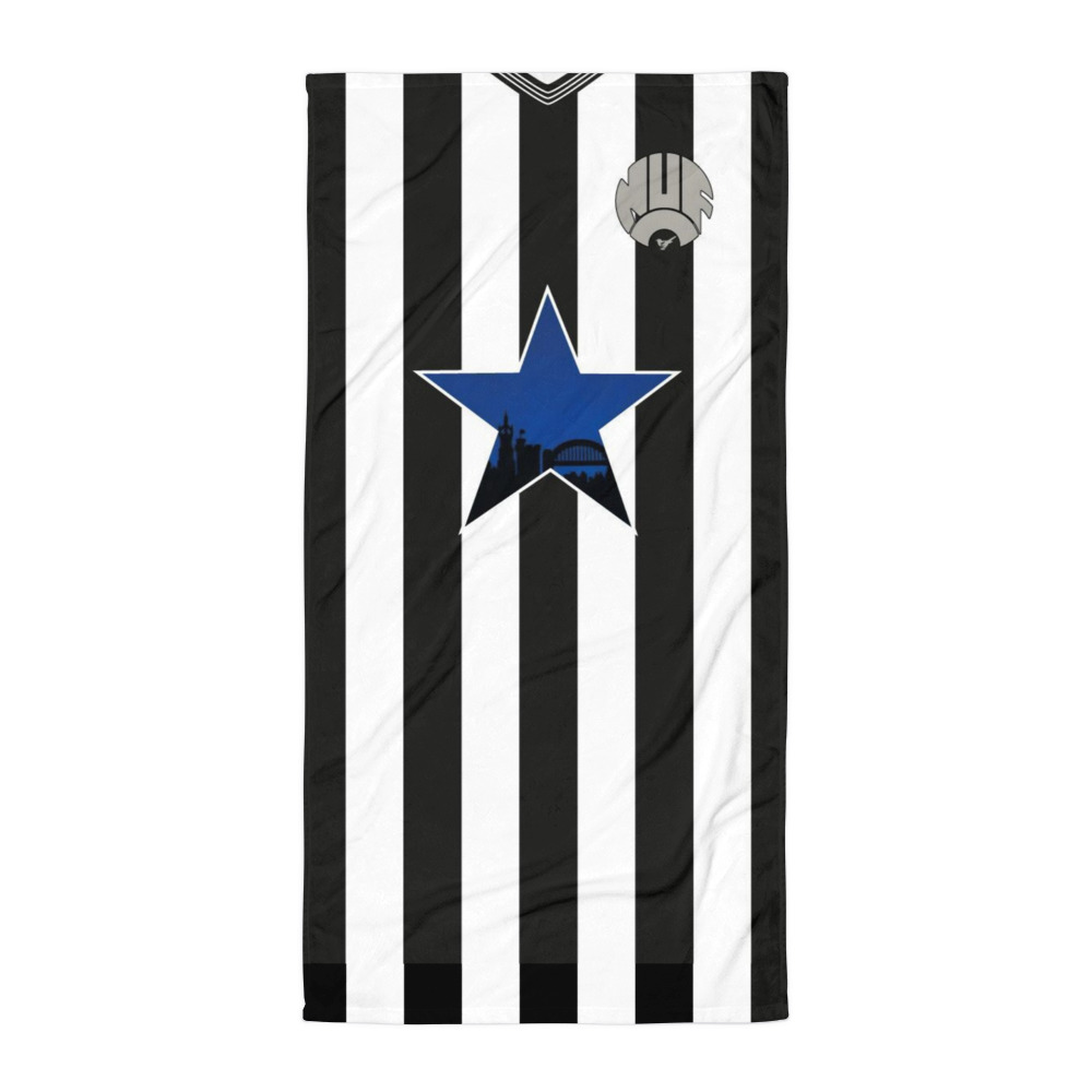 Newcastle Blue Star Kit Towel | Newcastle Jersey Football Fan Towel - Image 5
