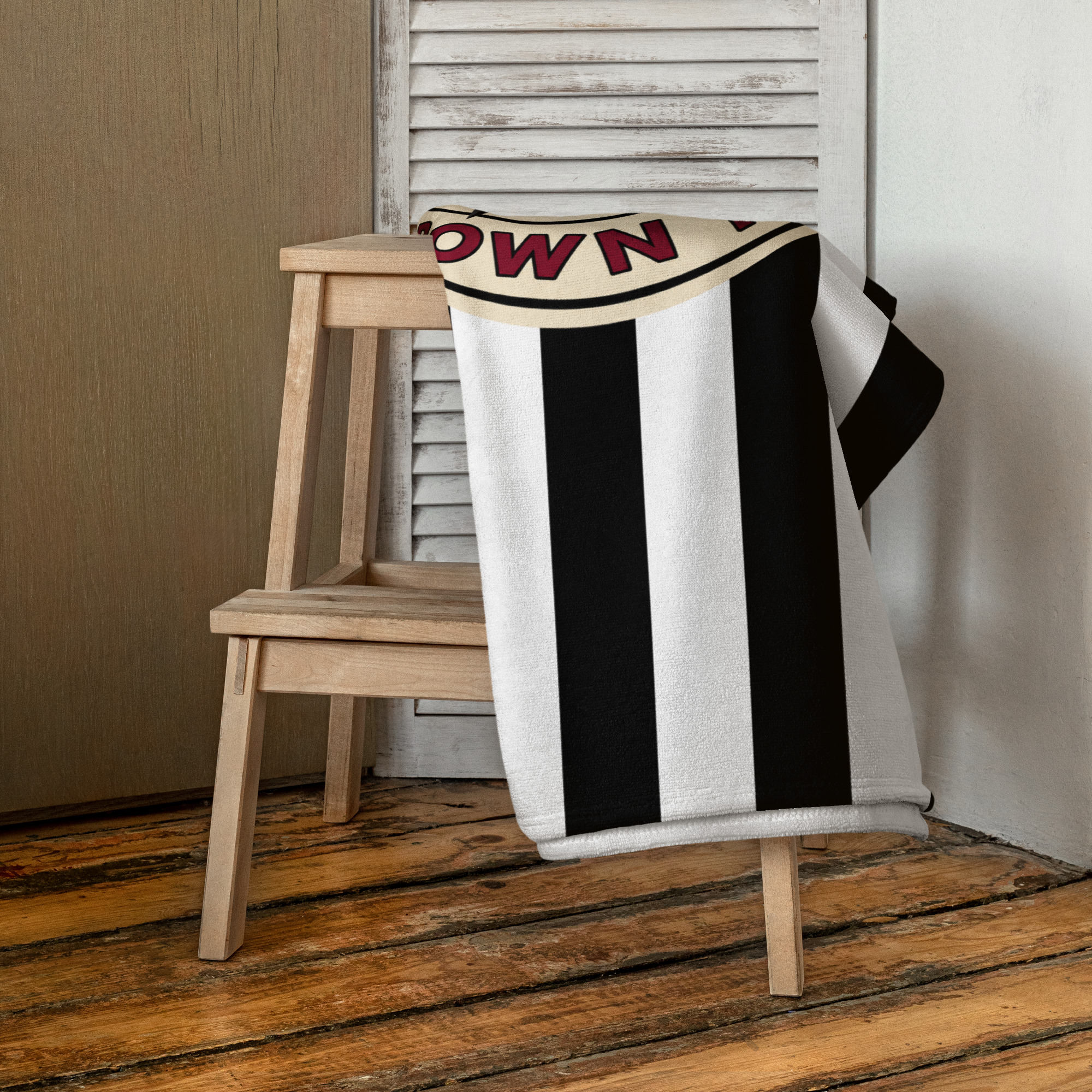 Newcastle Brown Ale Blue Star Towel | Newcastle Magpies Football Fan Towel - Image 2