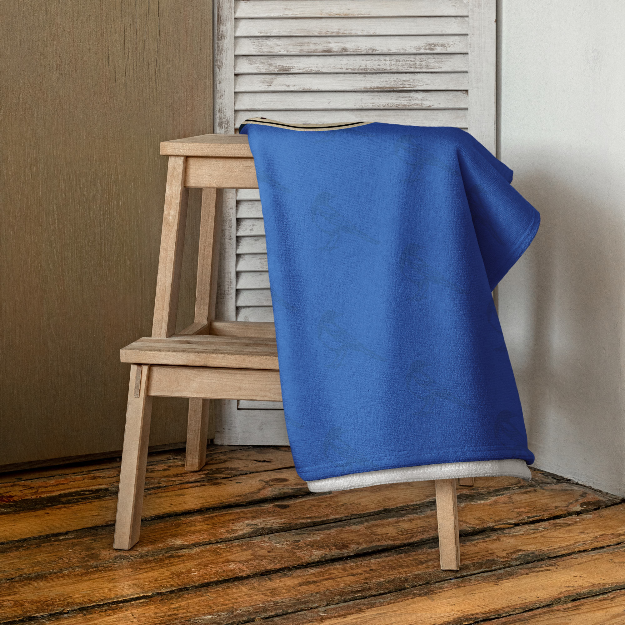 Newcastle Brown Ale Blue Star Towel | Newcastle Magpies Football Bleu Fan Towel - Image 3