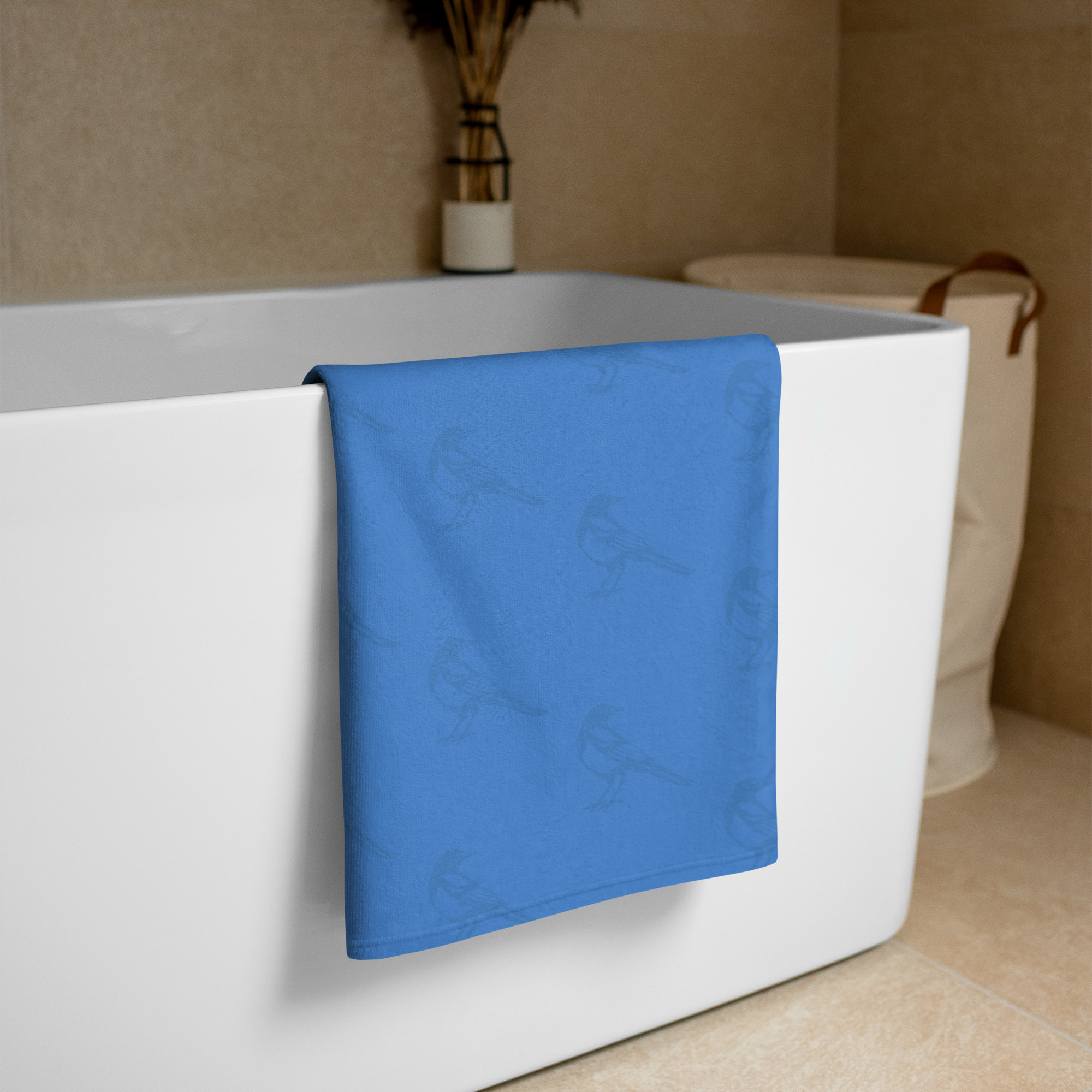 Newcastle Brown Ale Blue Star Towel | Newcastle Magpies Football Bleu Fan Towel - Image 4
