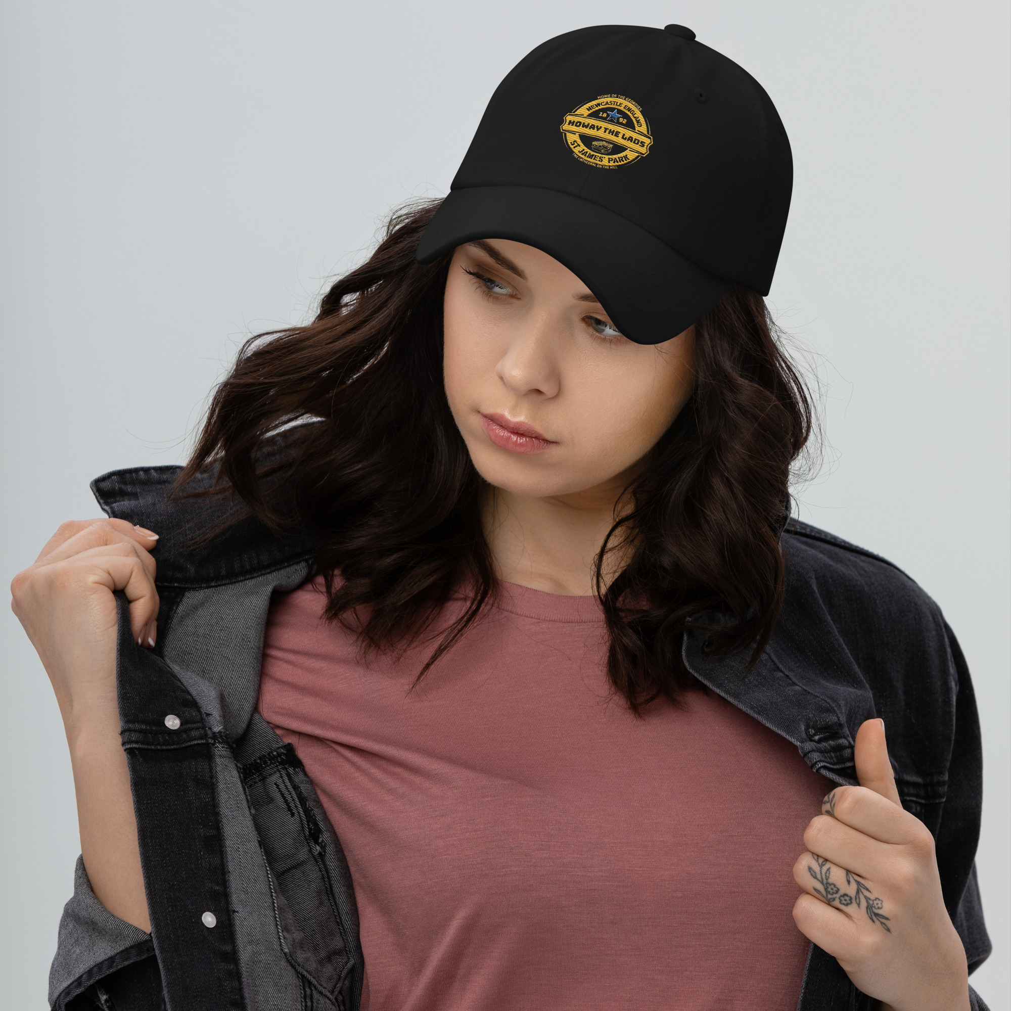 Newcastle Dad Hat | Newcastle United Baseball Cap | Magpies Fan Hat - Image 3