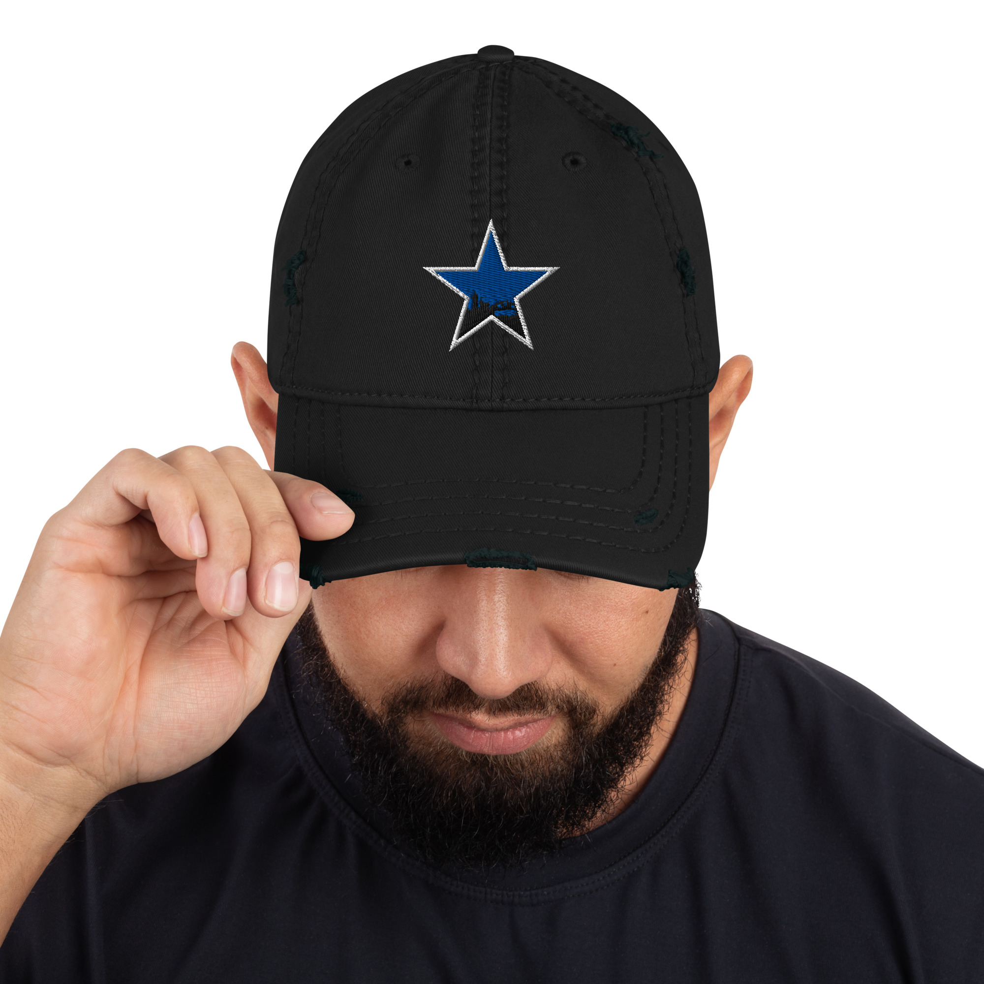 Newcastle Distressed Dad Hat | Newcastle United Baseball Cap