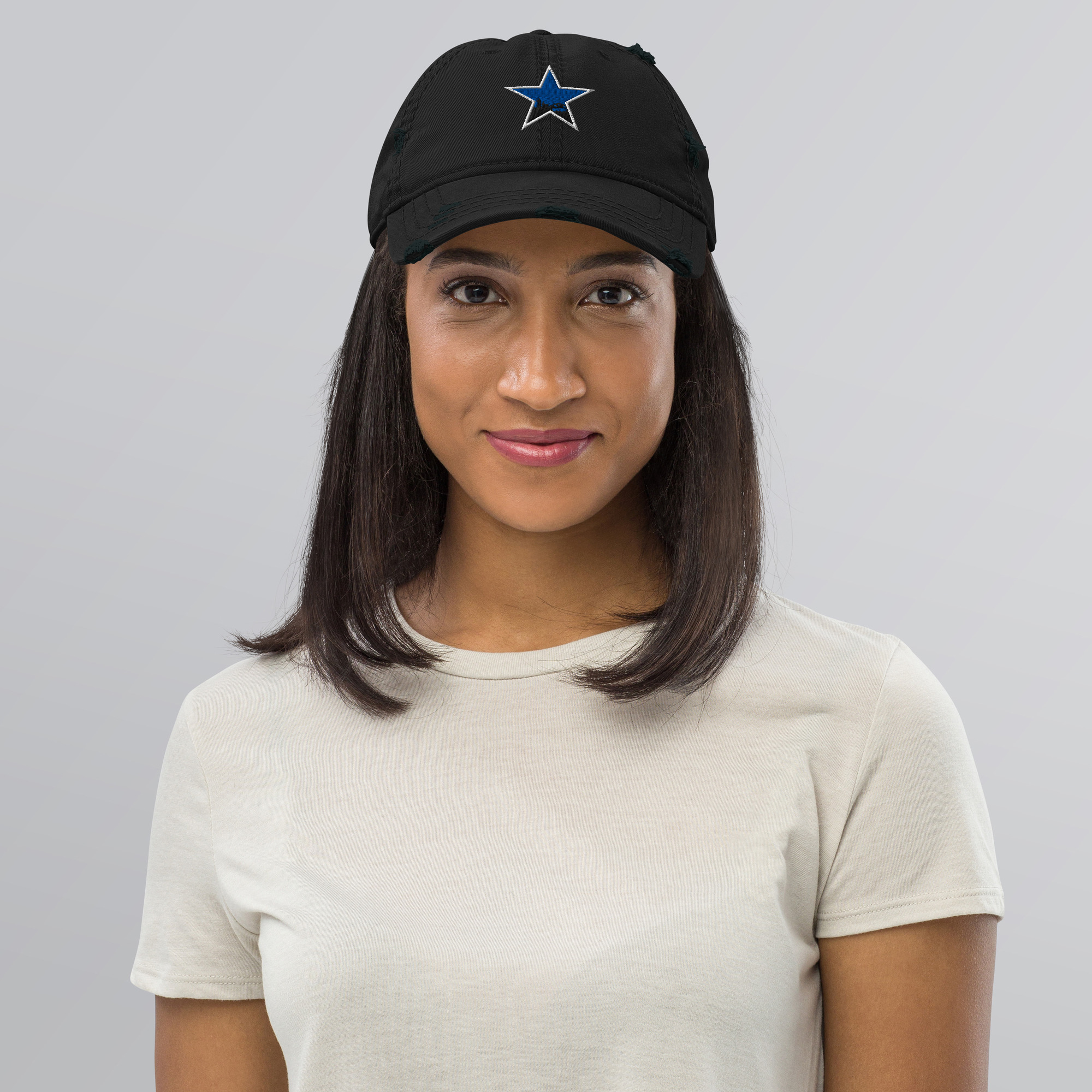 Newcastle Distressed Dad Hat | Newcastle United Baseball Cap - Image 2