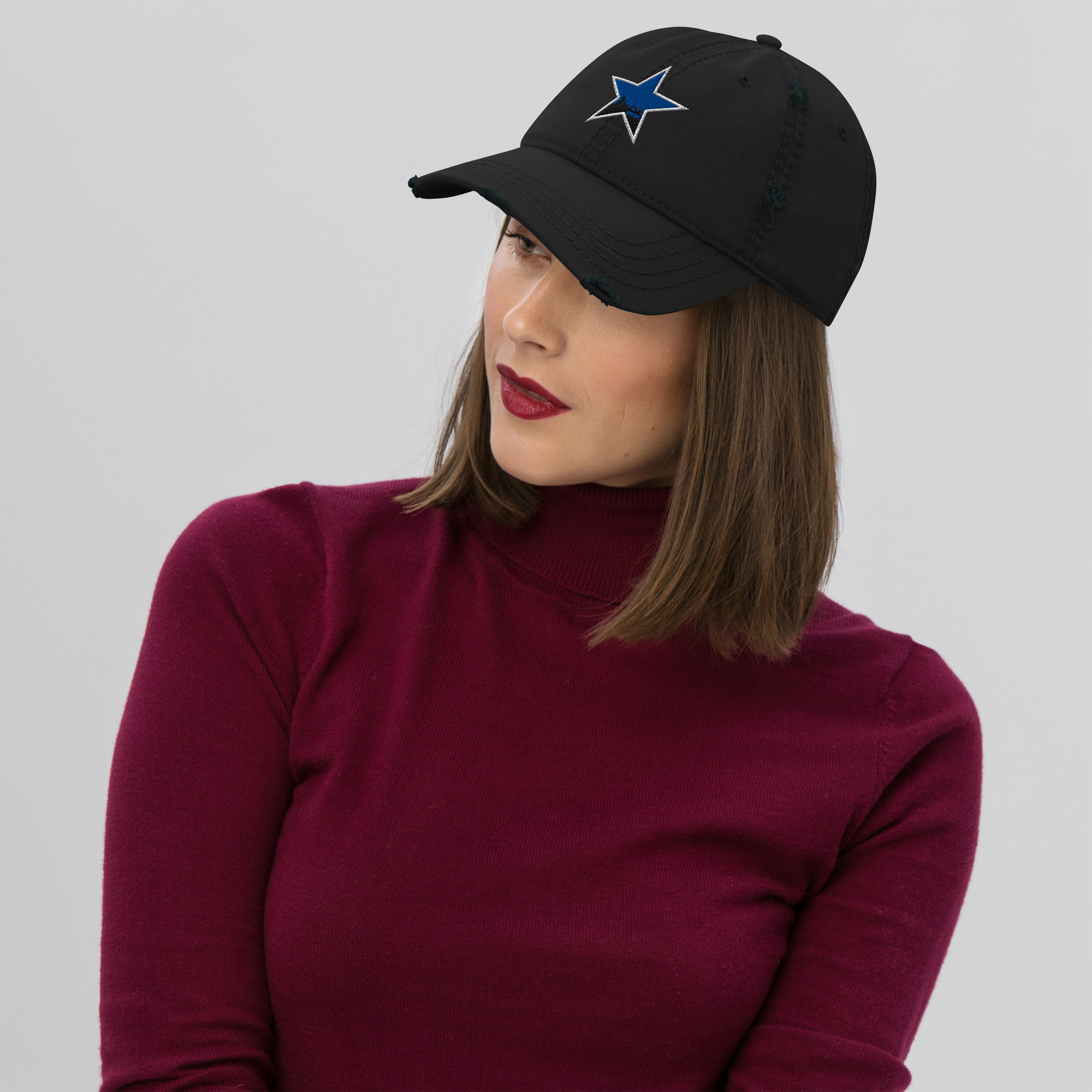 Newcastle Distressed Dad Hat | Newcastle United Baseball Cap - Image 4