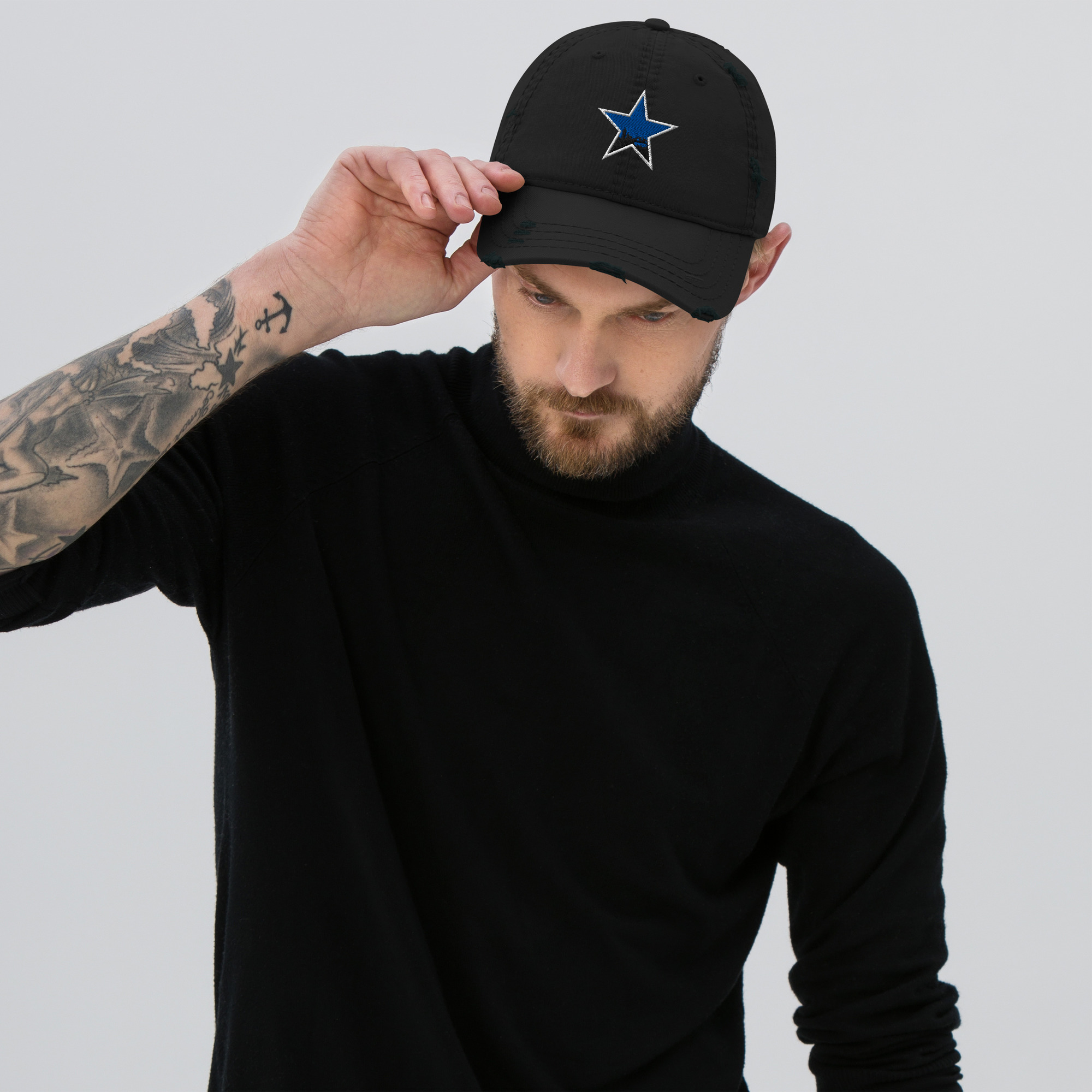 Newcastle Distressed Dad Hat | Newcastle United Baseball Cap - Image 5