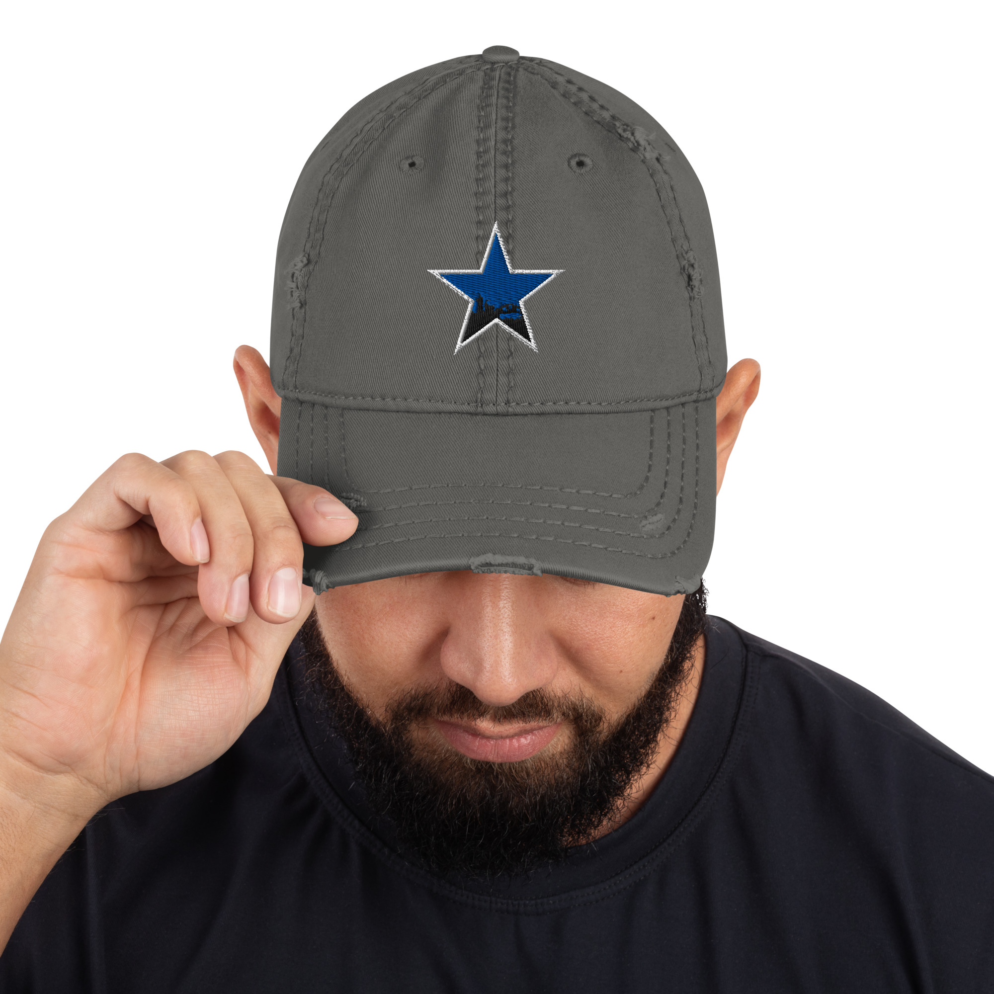 Newcastle Distressed Dad Hat | Newcastle United Baseball Cap - Image 17