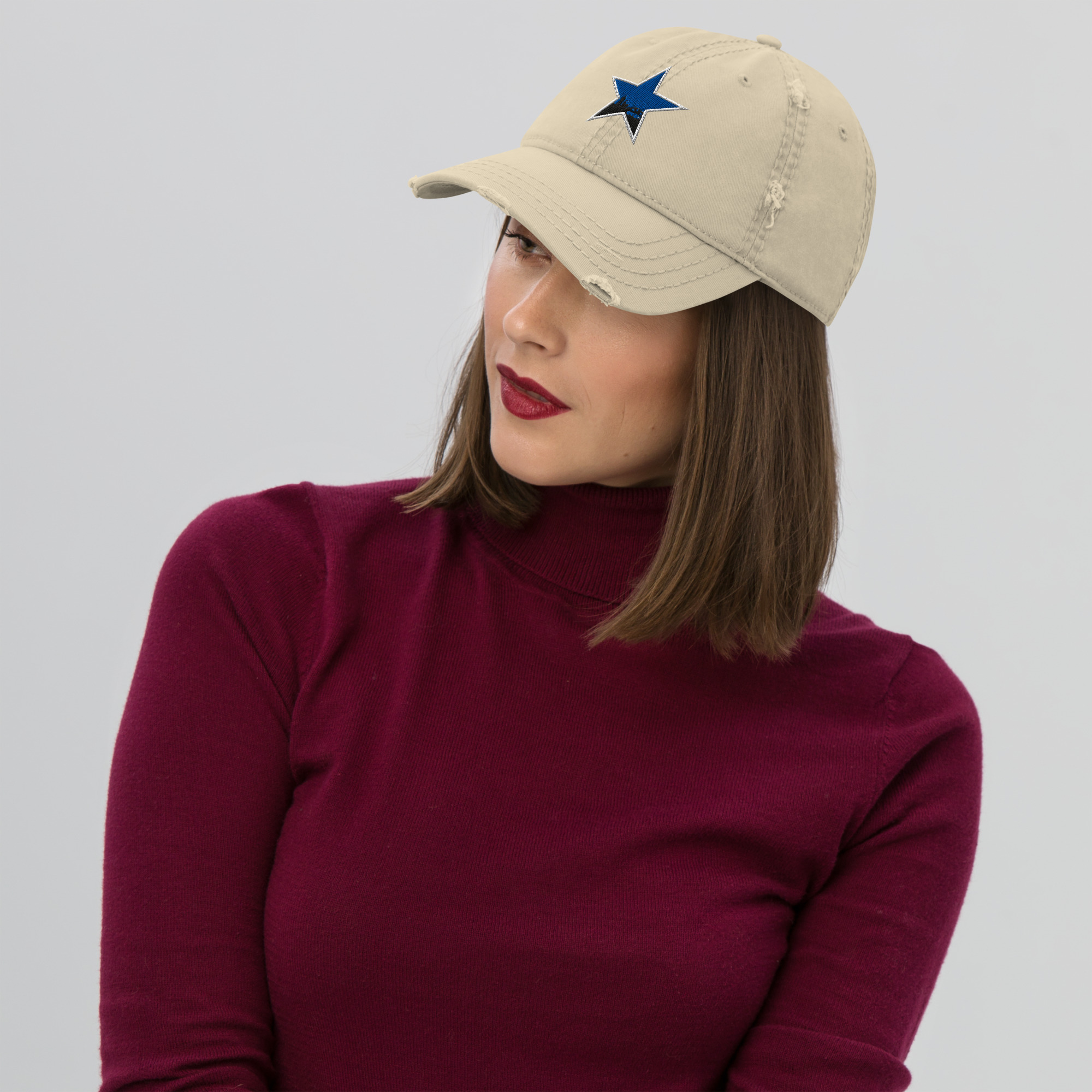Newcastle Distressed Dad Hat | Newcastle United Baseball Cap - Image 7