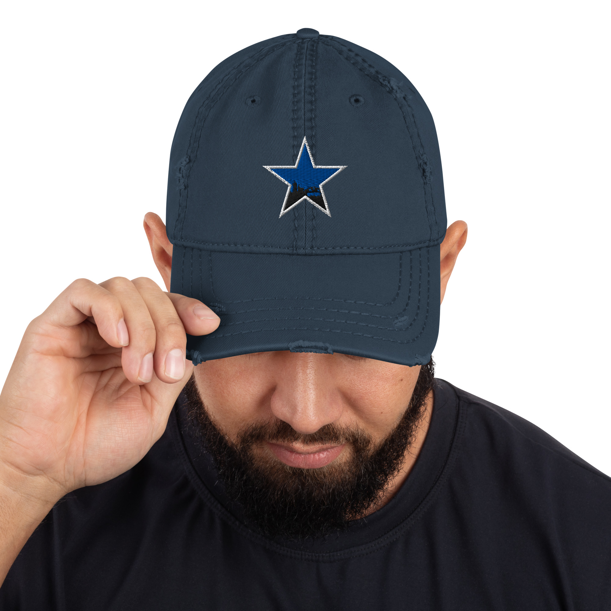 Newcastle Distressed Dad Hat | Newcastle United Baseball Cap - Image 13