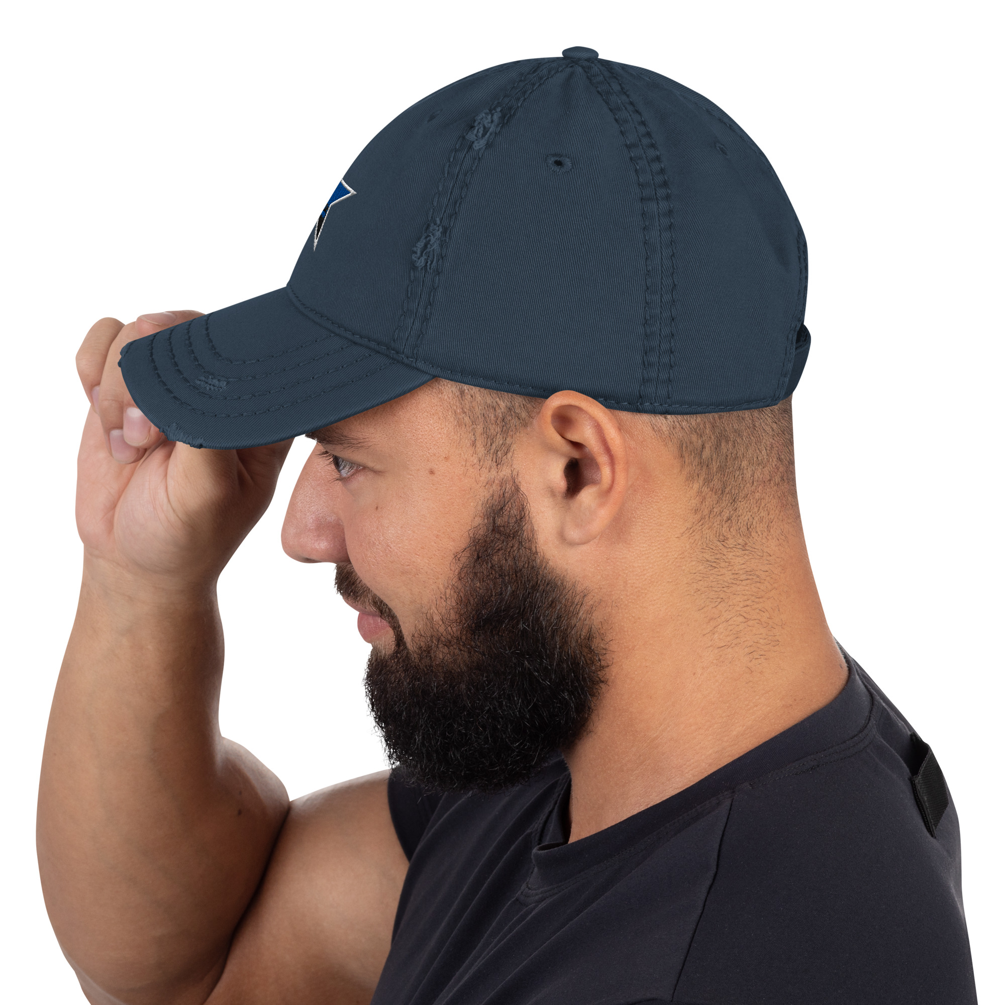 Newcastle Distressed Dad Hat | Newcastle United Baseball Cap - Image 14