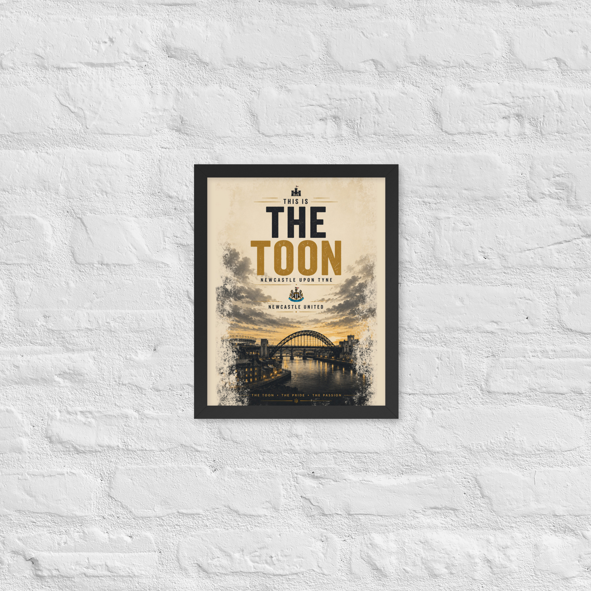 The Toon Army Newcastle Framed Poster | Newcastle United Wall Art | NUFC Football Fan Gift - Image 2