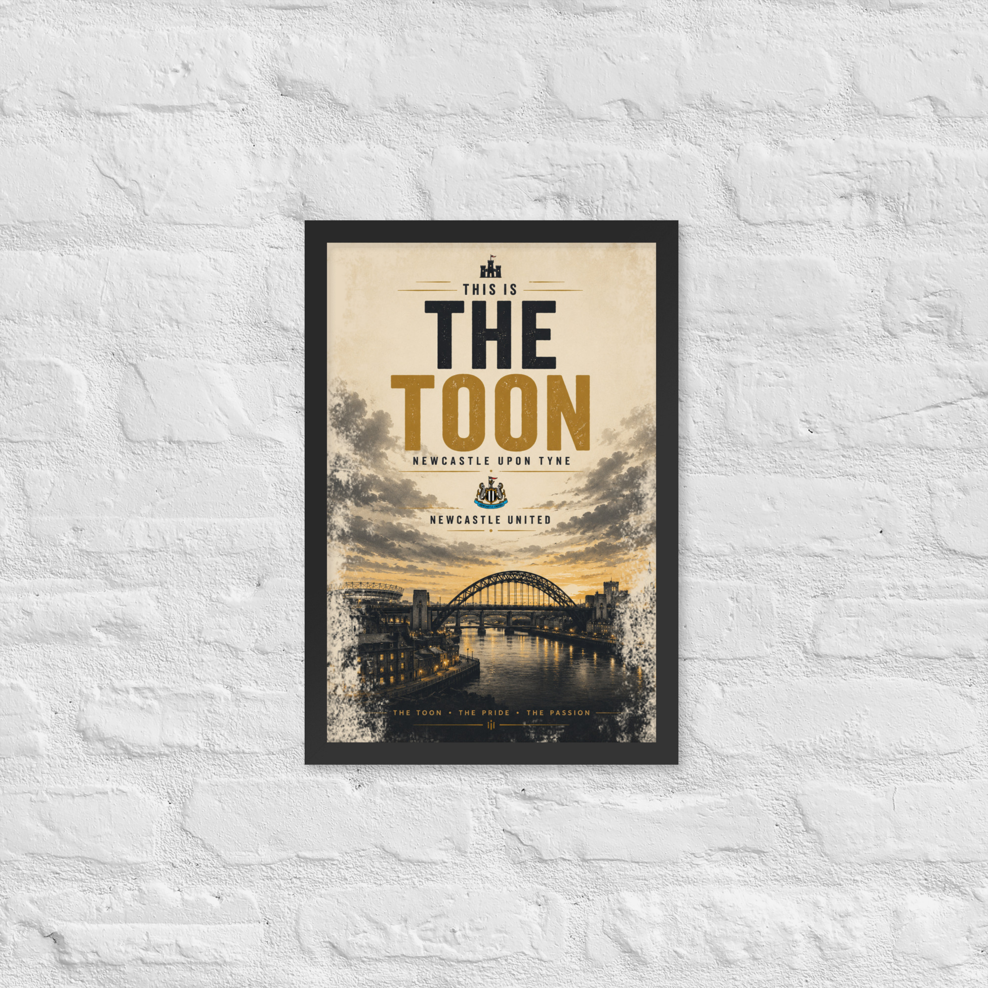 The Toon Army Newcastle Framed Poster | Newcastle United Wall Art | NUFC Football Fan Gift - Image 4