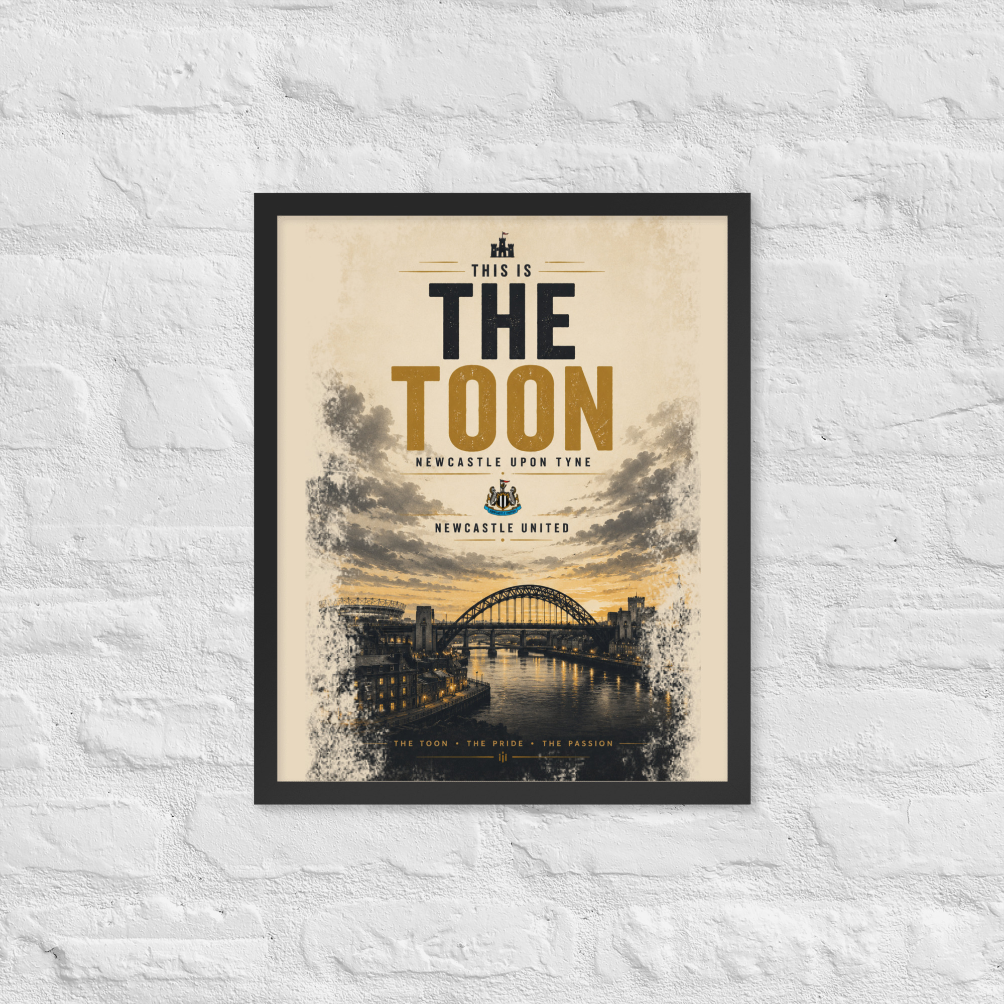 The Toon Army Newcastle Framed Poster | Newcastle United Wall Art | NUFC Football Fan Gift - Image 5