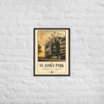 St James’ Park Newcastle Framed Poster | Newcastle Football Stadium Wall Art | NUFC Fan Gift