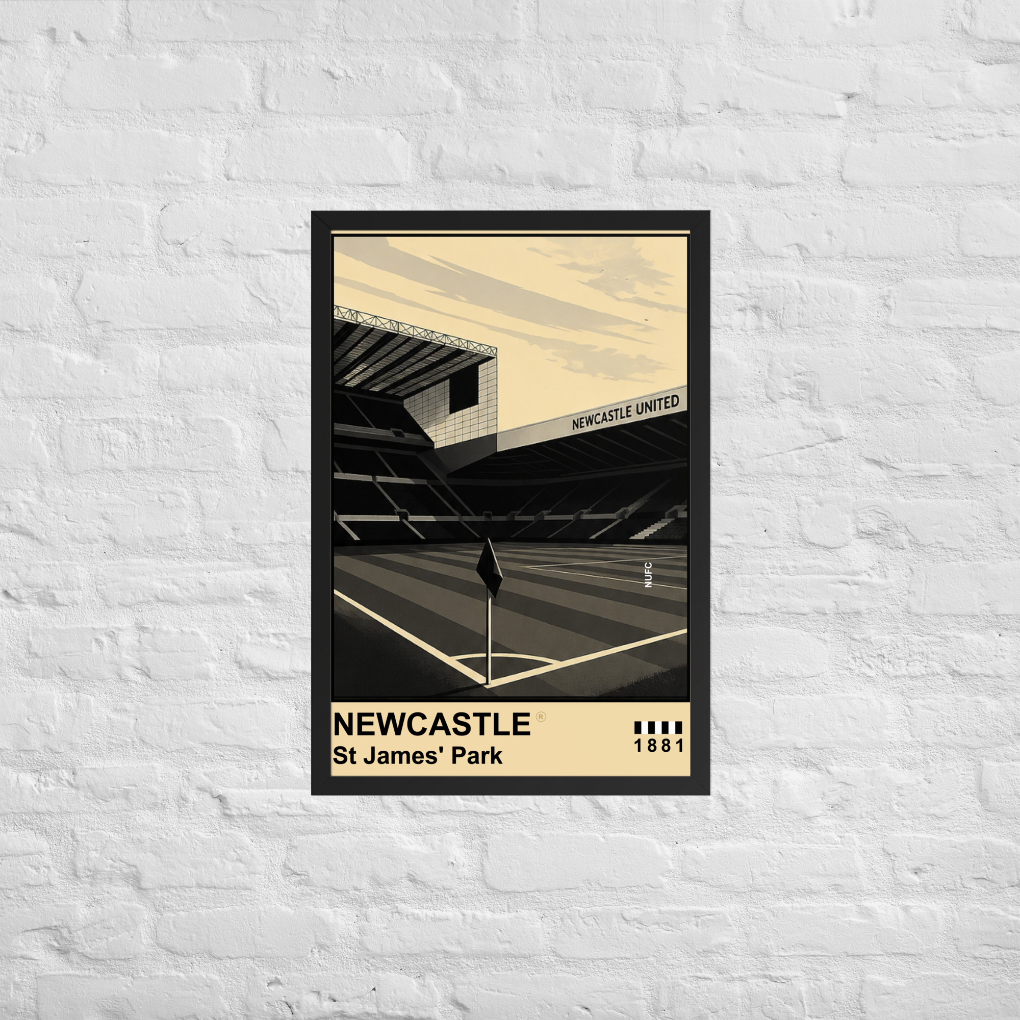 Newcastle St James Park Framed Poster | Newcastle United Football Wall Art | Newcastle United Poster - Image 2