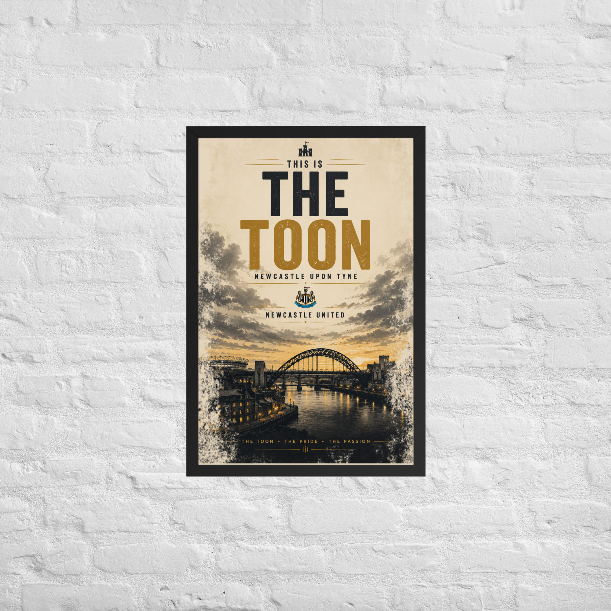 The Toon Army Newcastle Framed Poster | Newcastle United Wall Art | NUFC Football Fan Gift - Image 6