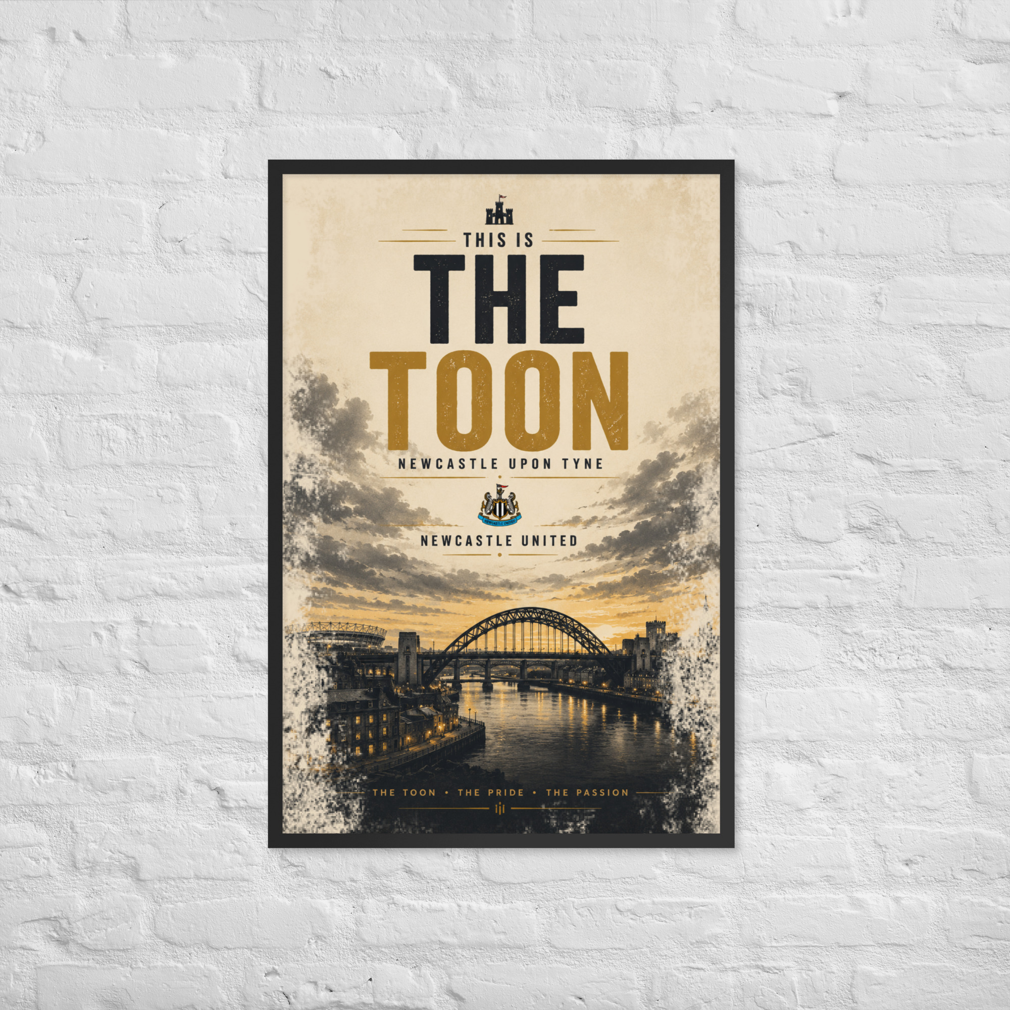 The Toon Army Newcastle Framed Poster | Newcastle United Wall Art | NUFC Football Fan Gift - Image 7