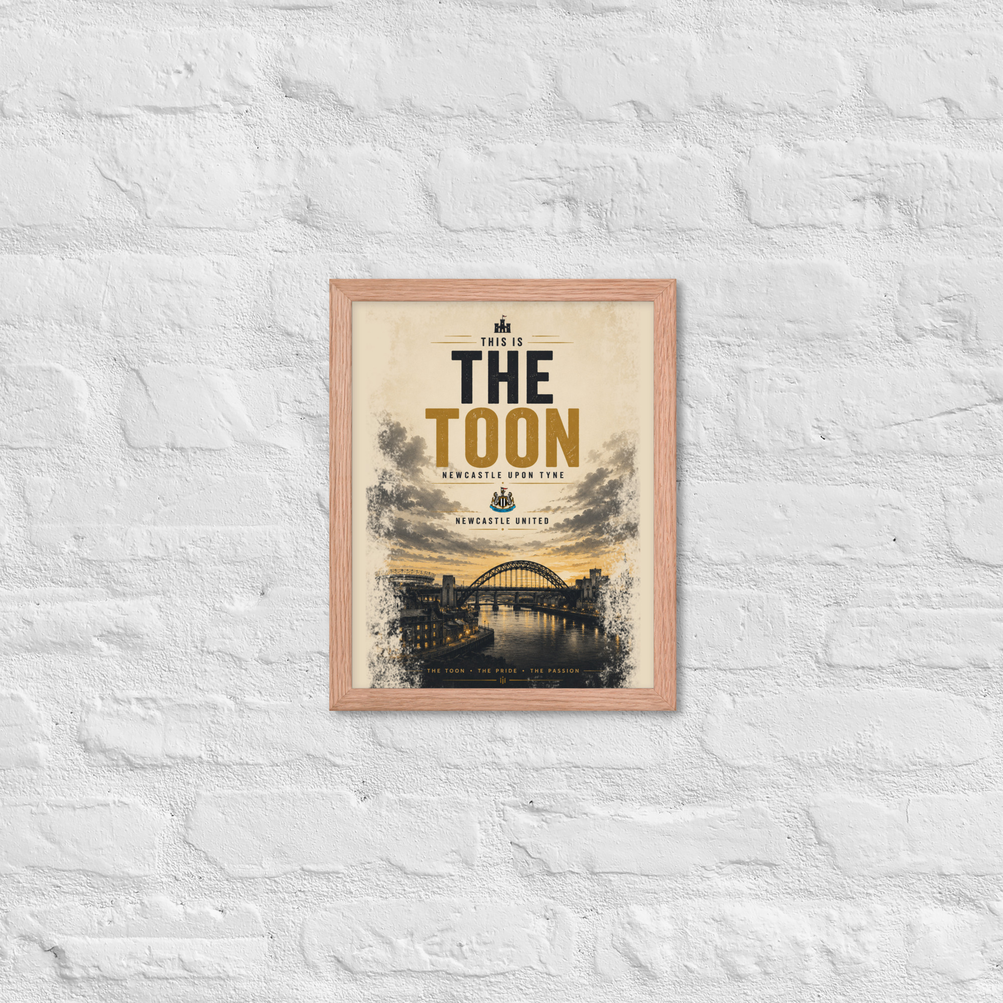 The Toon Army Newcastle Framed Poster | Newcastle United Wall Art | NUFC Football Fan Gift - Image 8