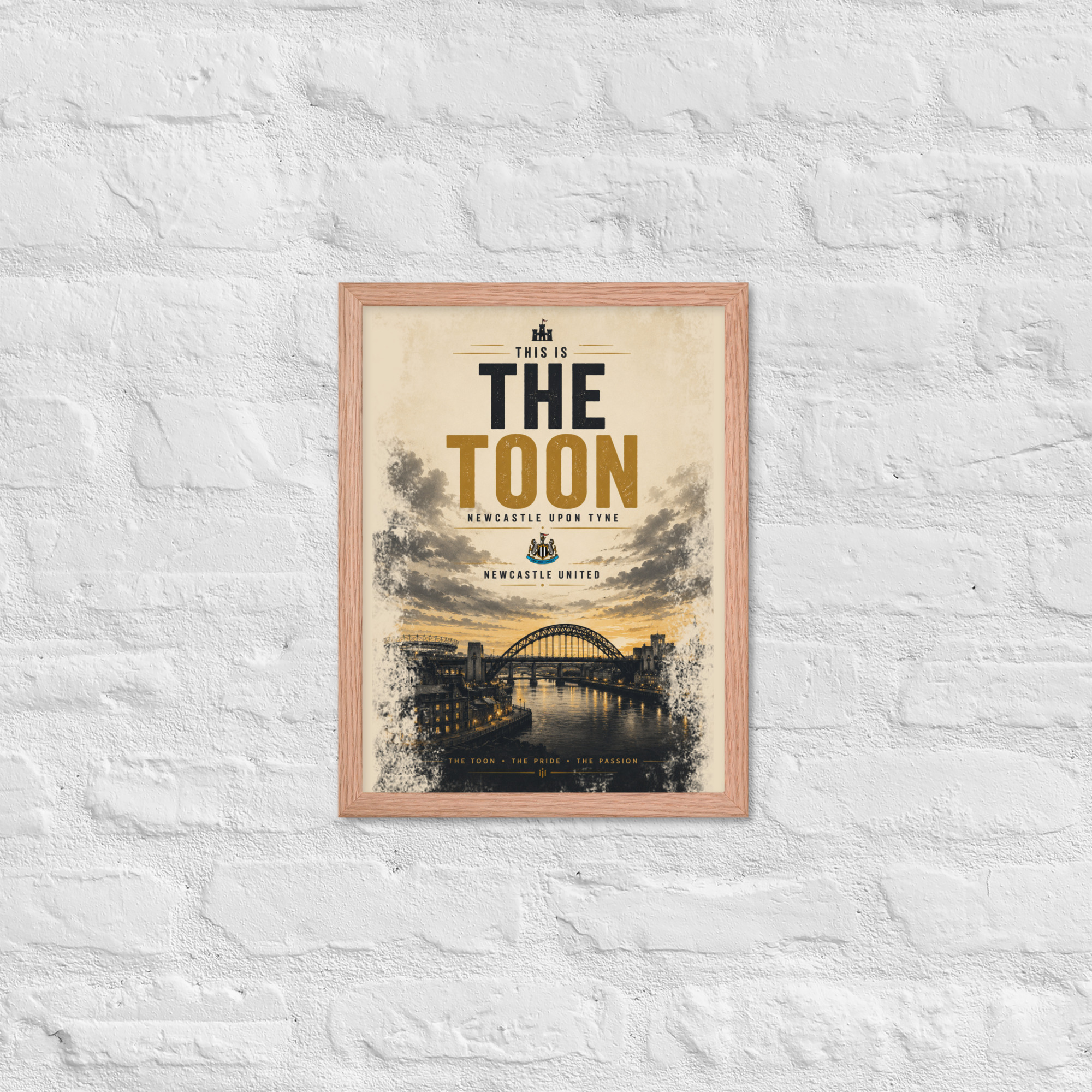 The Toon Army Newcastle Framed Poster | Newcastle United Wall Art | NUFC Football Fan Gift - Image 9