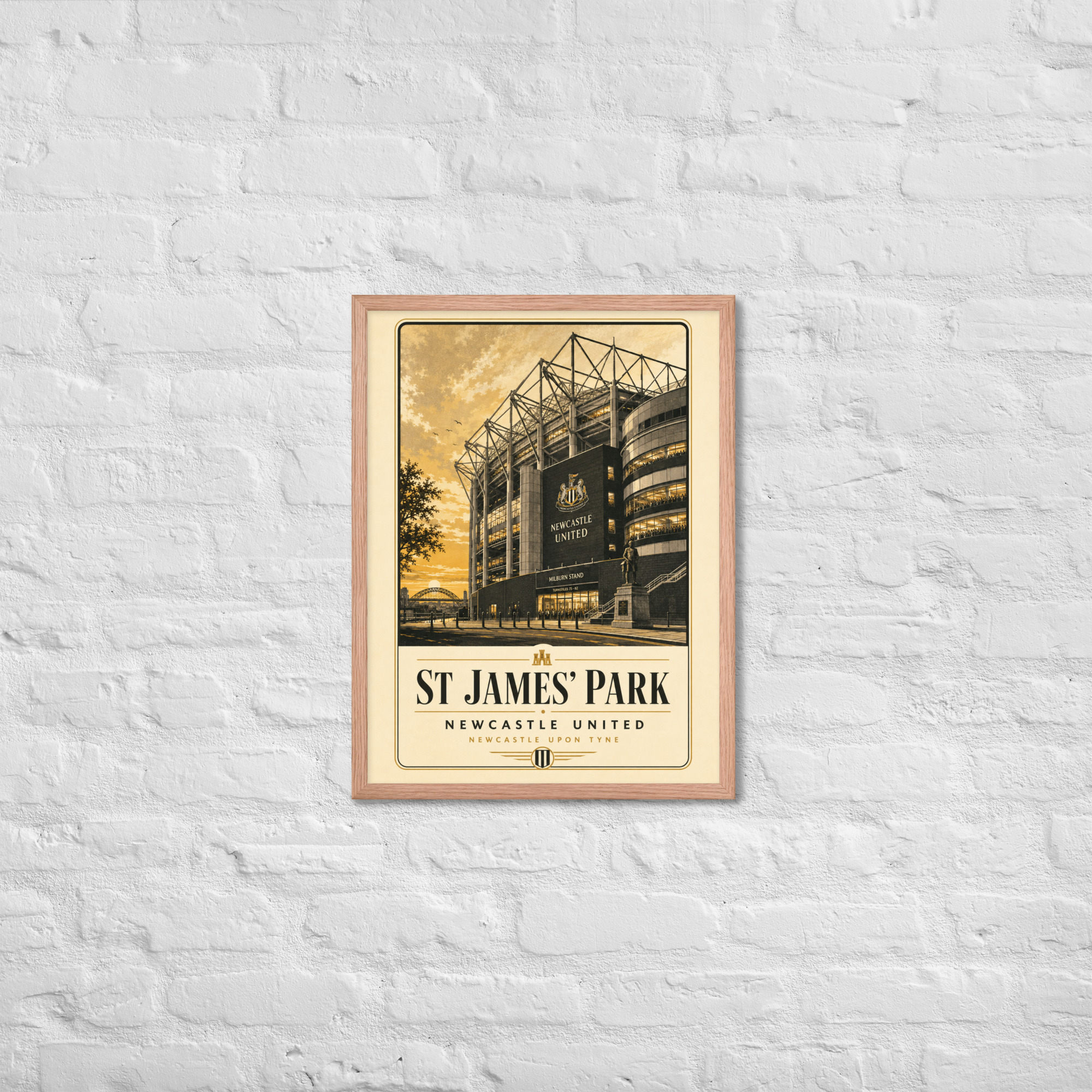 St James’ Park Newcastle Framed Poster | Newcastle Football Stadium Wall Art | NUFC Fan Gift - Image 10