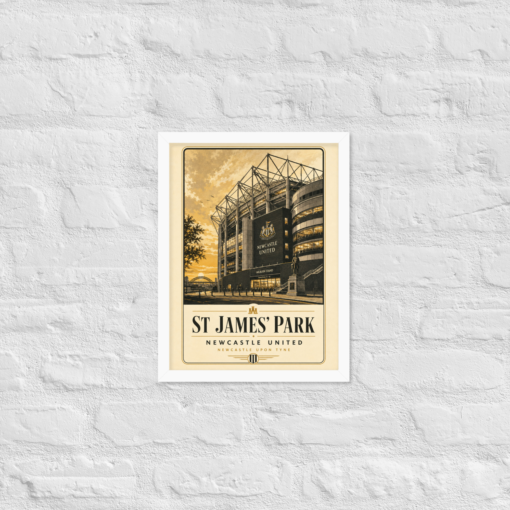 St James’ Park Newcastle Framed Poster | Newcastle Football Stadium Wall Art | NUFC Fan Gift - Image 13