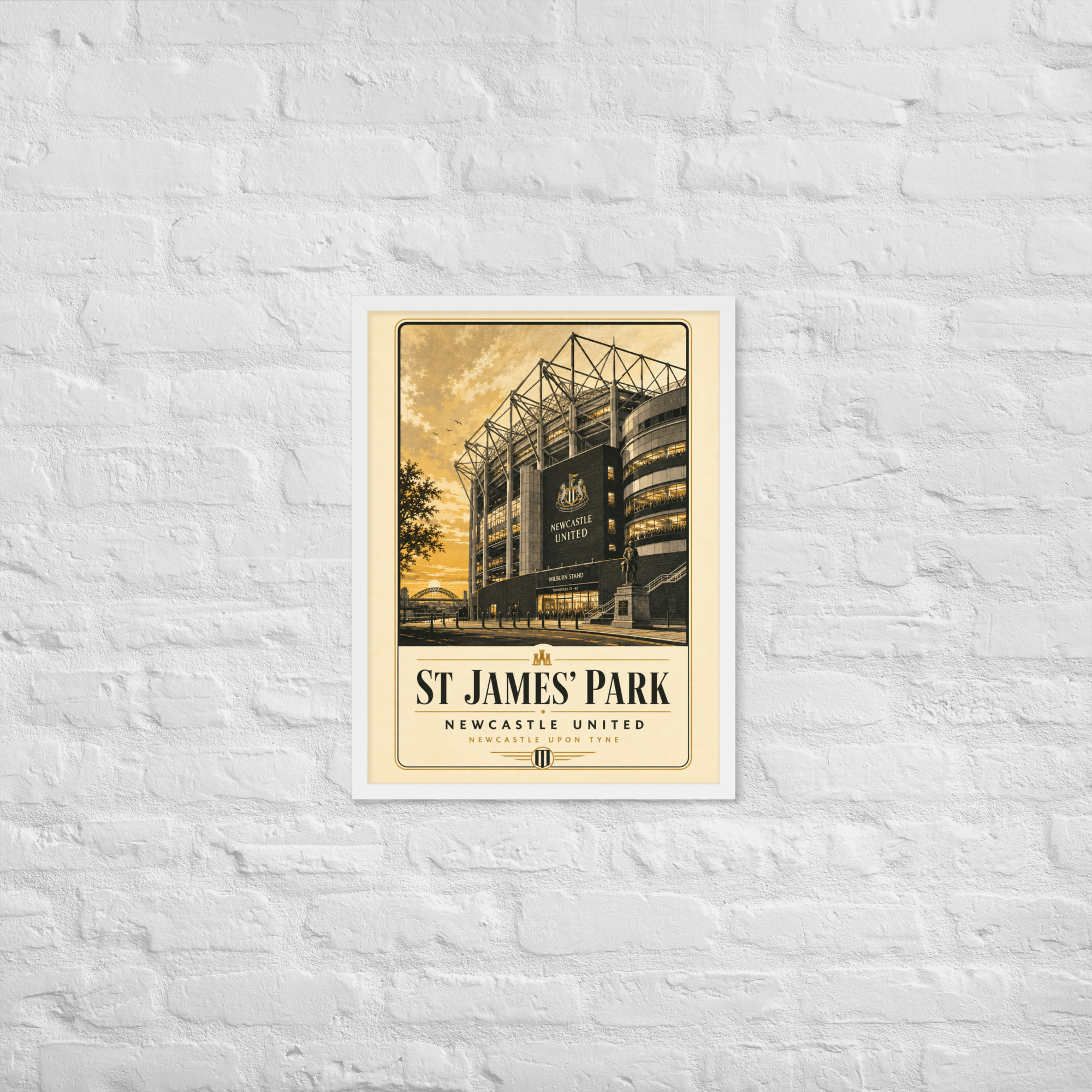 St James’ Park Newcastle Framed Poster | Newcastle Football Stadium Wall Art | NUFC Fan Gift - Image 16