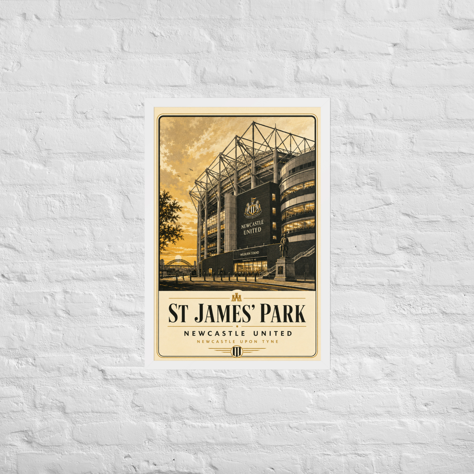 St James’ Park Newcastle Framed Poster | Newcastle Football Stadium Wall Art | NUFC Fan Gift - Image 17